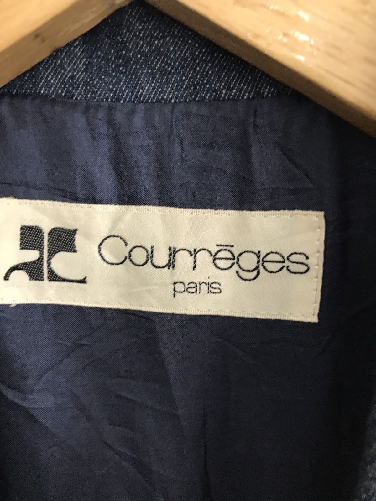 Courreges Courreges Denim Crop Jacket Size US S / EU 44-46 / 1 - 4 Thumbnail