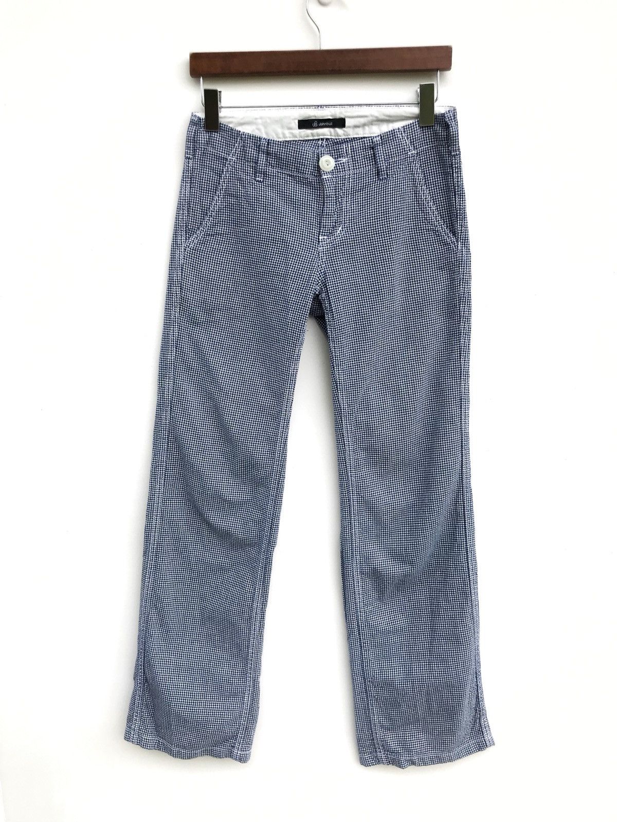 Japanese Brand × Johnbull John Bull Houndstooth Checked Cropped Trousers Pants Size US 28 / EU 44 - 4 Thumbnail