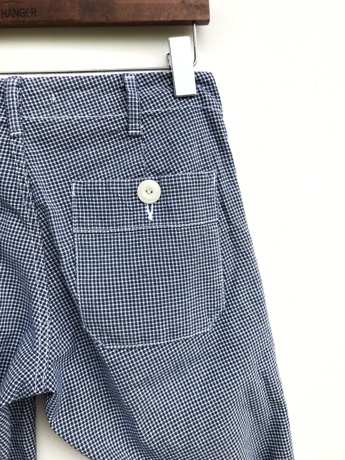 Japanese Brand × Johnbull John Bull Houndstooth Checked Cropped Trousers Pants Size US 28 / EU 44 - 9 Thumbnail