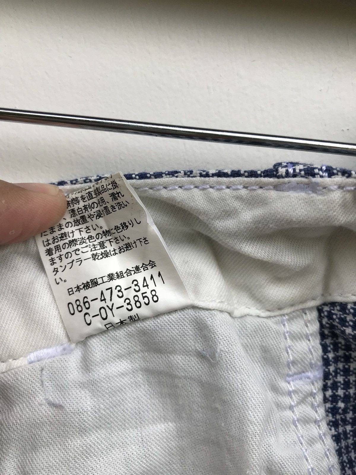 Japanese Brand × Johnbull John Bull Houndstooth Checked Cropped Trousers Pants Size US 28 / EU 44 - 13 Thumbnail