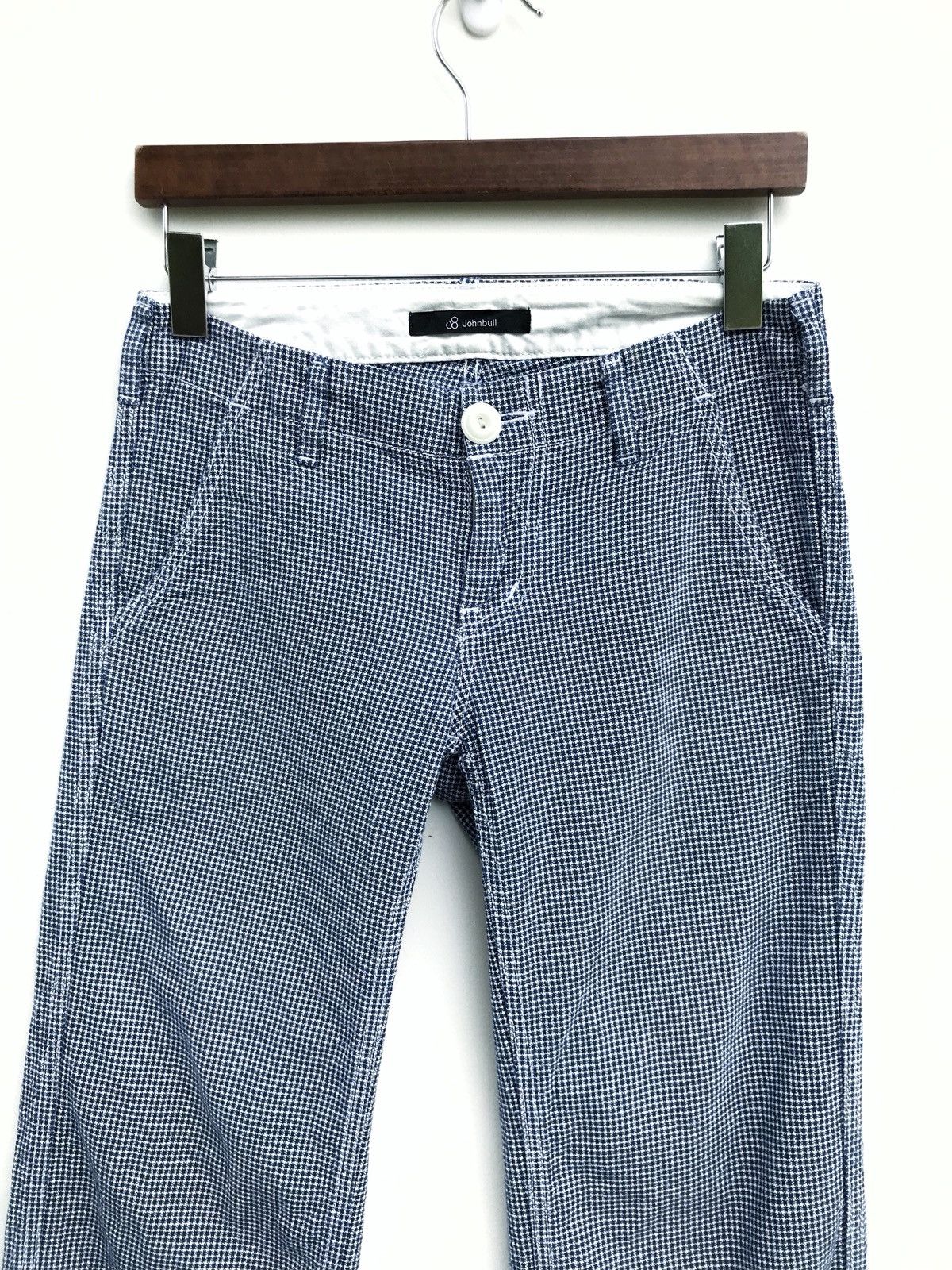 Japanese Brand × Johnbull John Bull Houndstooth Checked Cropped Trousers Pants Size US 28 / EU 44 - 5 Thumbnail