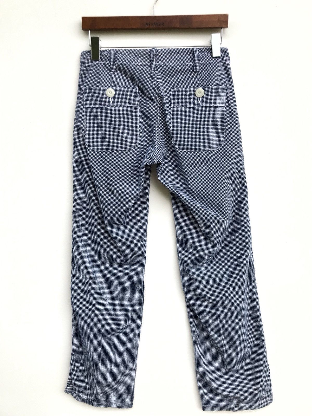 Japanese Brand × Johnbull John Bull Houndstooth Checked Cropped Trousers Pants Size US 28 / EU 44 - 3 Thumbnail