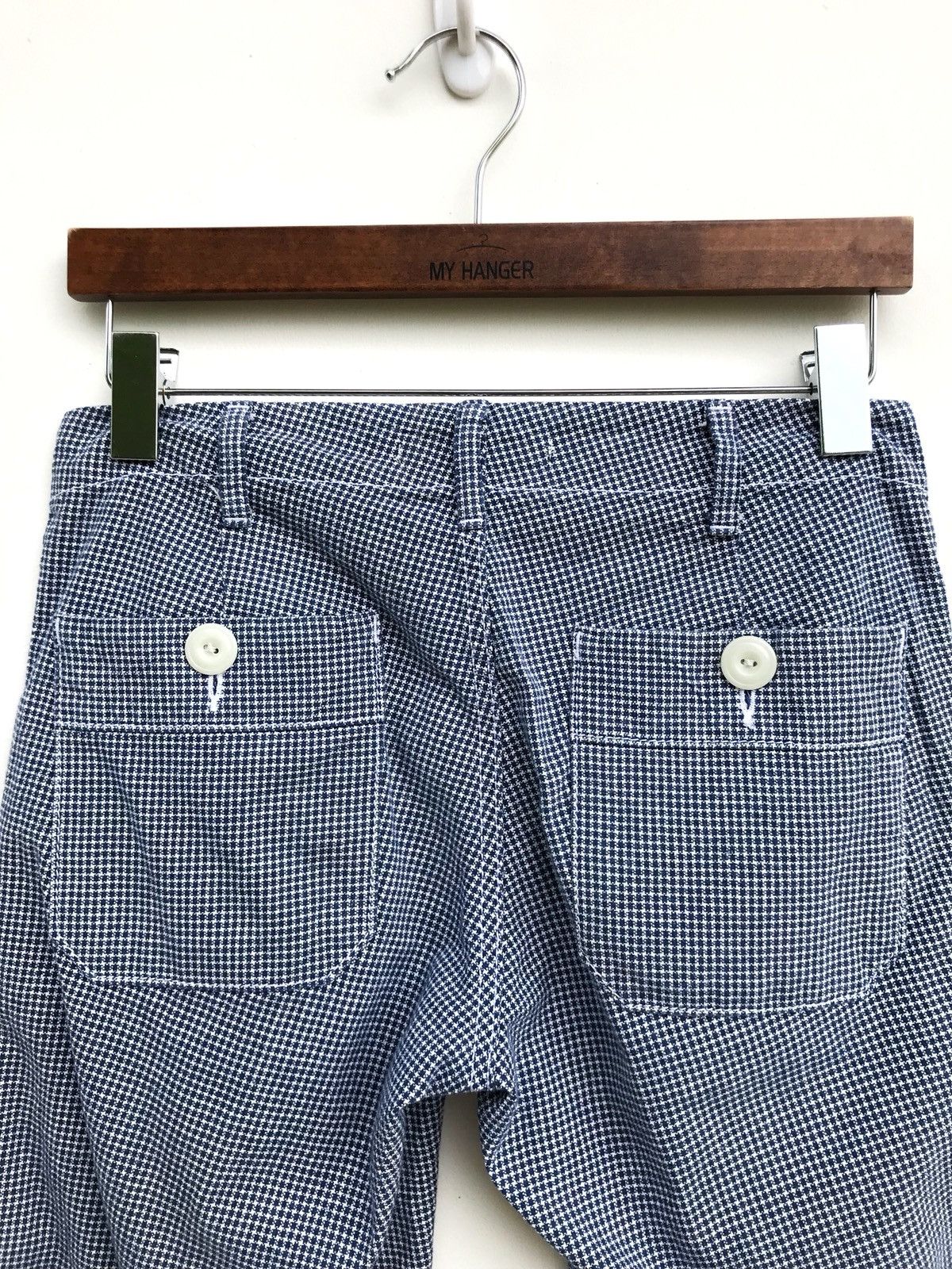 Japanese Brand × Johnbull John Bull Houndstooth Checked Cropped Trousers Pants Size US 28 / EU 44 - 7 Thumbnail