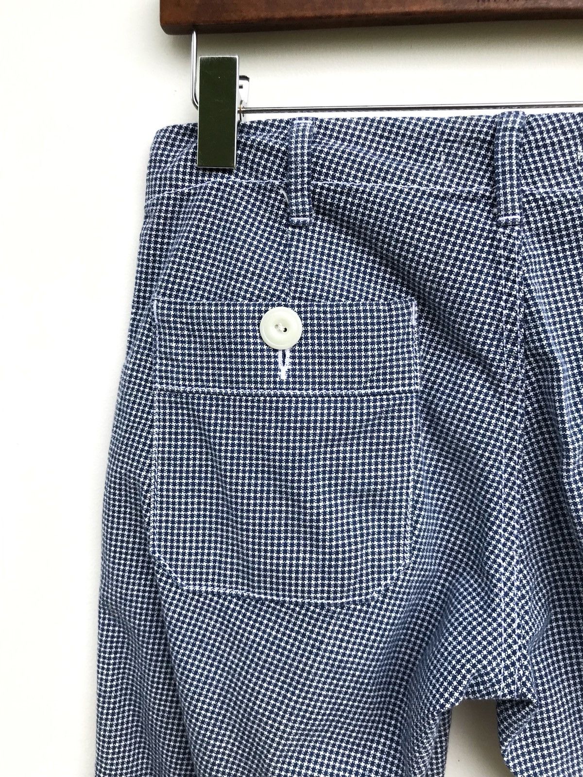 Japanese Brand × Johnbull John Bull Houndstooth Checked Cropped Trousers Pants Size US 28 / EU 44 - 8 Thumbnail