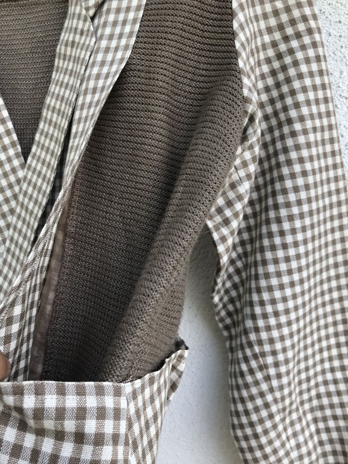 Japanese Brand × Vintage Vintage Made In Japan Pinore Checked Plaid Button Jacket Size US M / EU 48-50 / 2 - 10 Thumbnail
