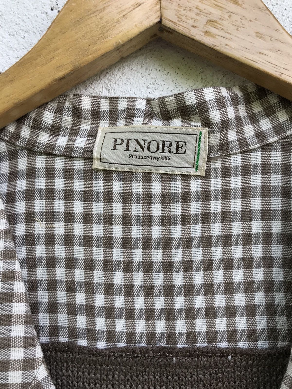 Japanese Brand × Vintage Vintage Made In Japan Pinore Checked Plaid Button Jacket Size US M / EU 48-50 / 2 - 14 Thumbnail