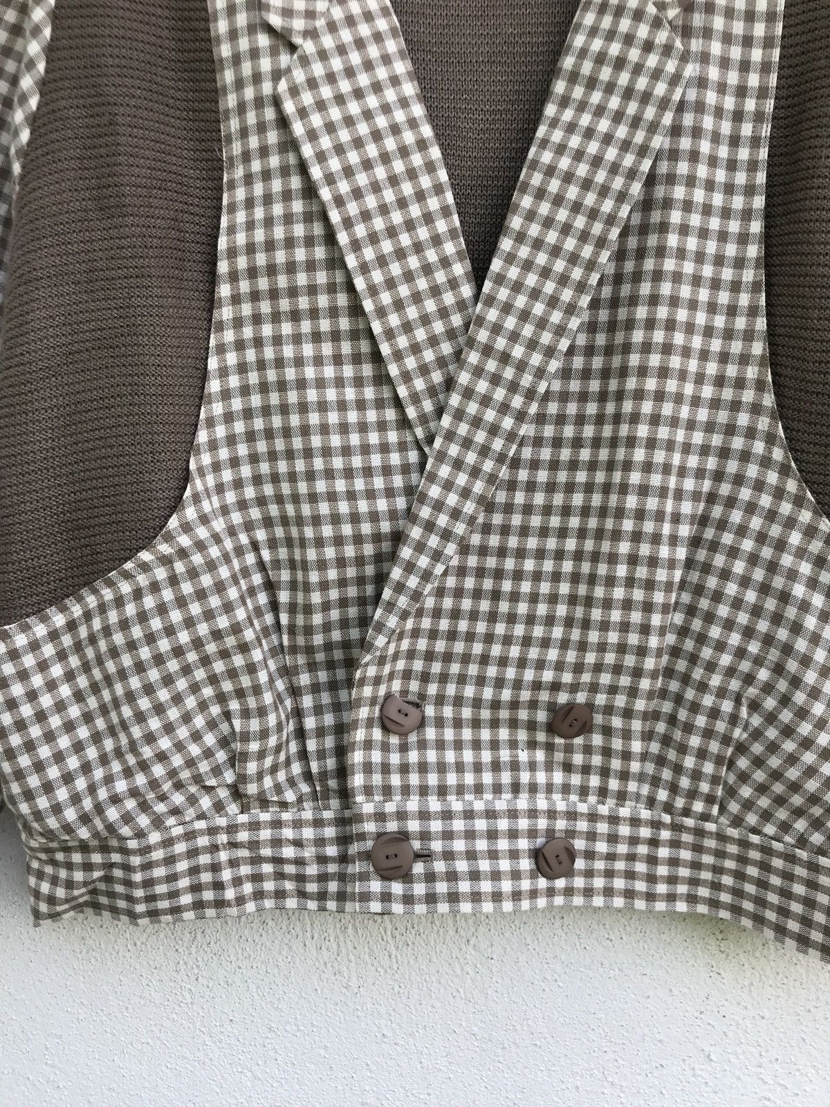 Japanese Brand × Vintage Vintage Made In Japan Pinore Checked Plaid Button Jacket Size US M / EU 48-50 / 2 - 12 Thumbnail