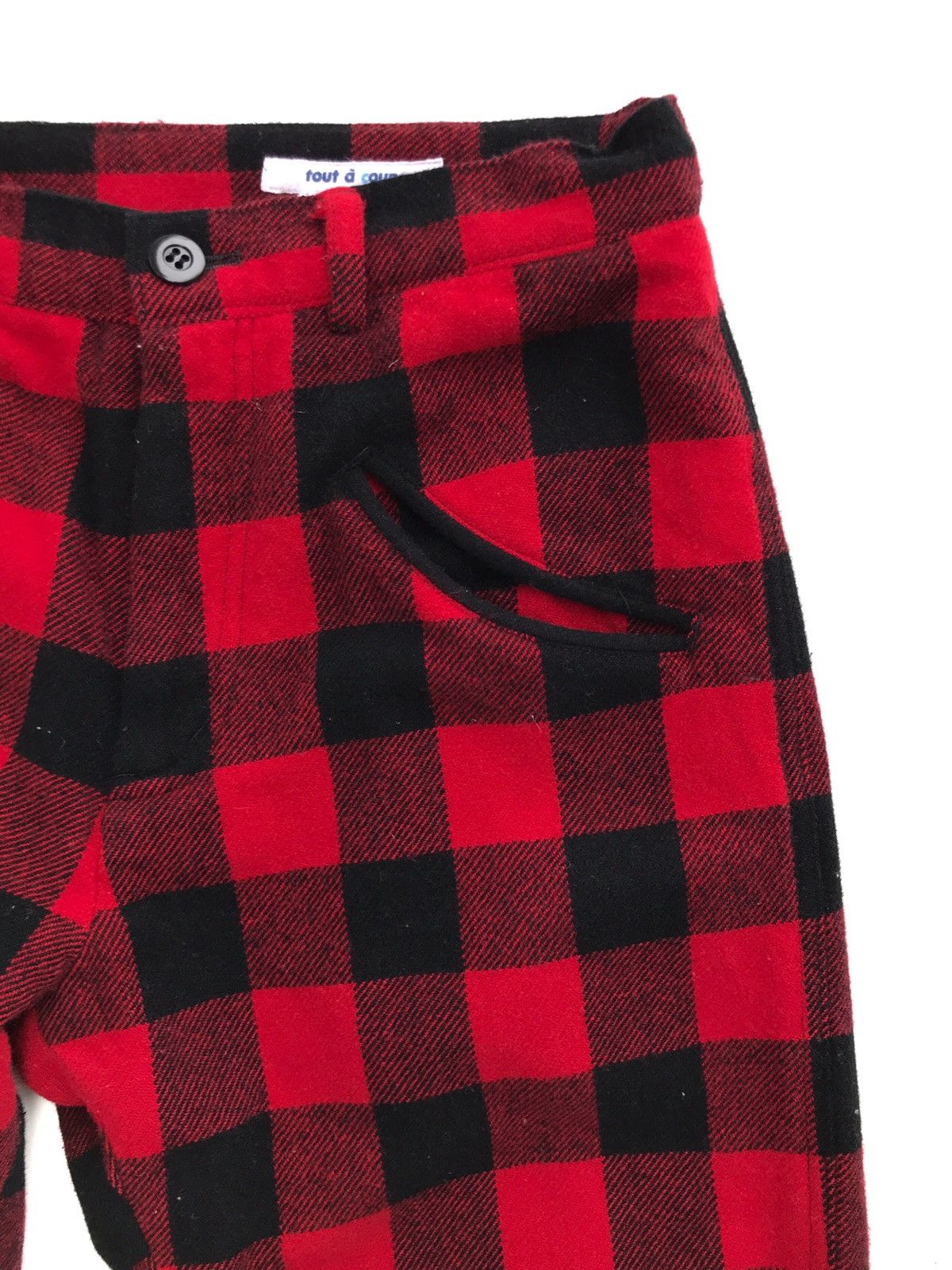Designer × Japanese Brand × Seditionaries Japanese Brand Tout A Coup Wool Smiley Pocket Cropped Pant Size US 27 - 3 Thumbnail