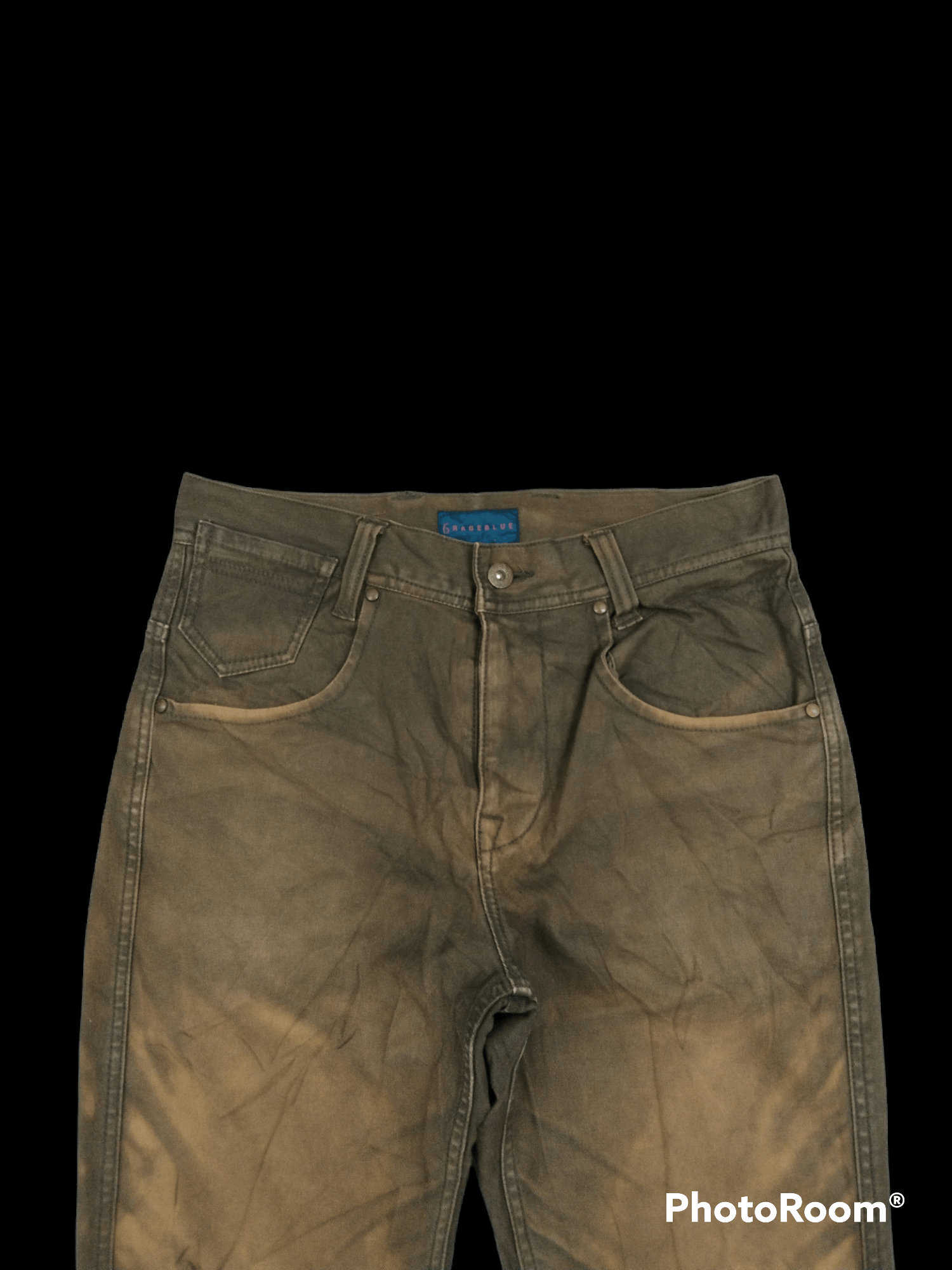 Japanese Brand THRASH SUN FADE GRAGEBLUE DENIM PANTS Size US 29 - 3 Thumbnail