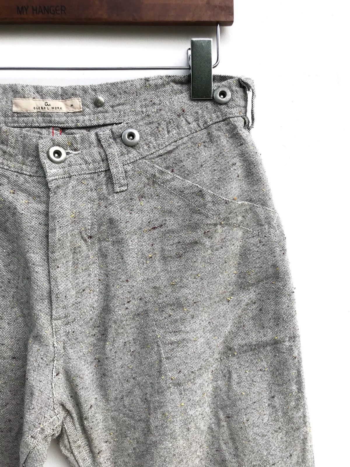 Global Work × Japanese Brand Global Work Wool Military Army Workwear Boiled Pants Size US 30 / EU 46 - 5 Thumbnail