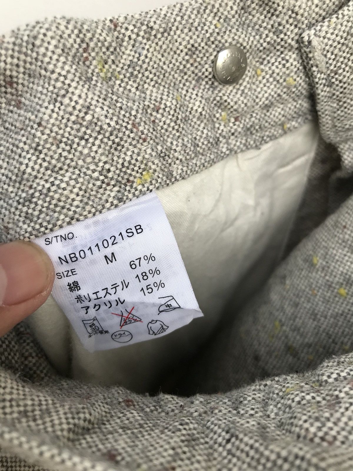 Global Work × Japanese Brand Global Work Wool Military Army Workwear Boiled Pants Size US 30 / EU 46 - 15 Thumbnail