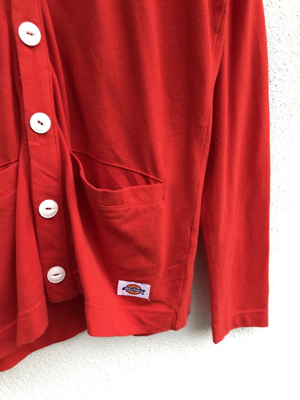 Dickies Dickies Red Button Cardigan Sweatshirt Size M Armpit 20x28 Size US M / EU 48-50 / 2 - 5 Thumbnail