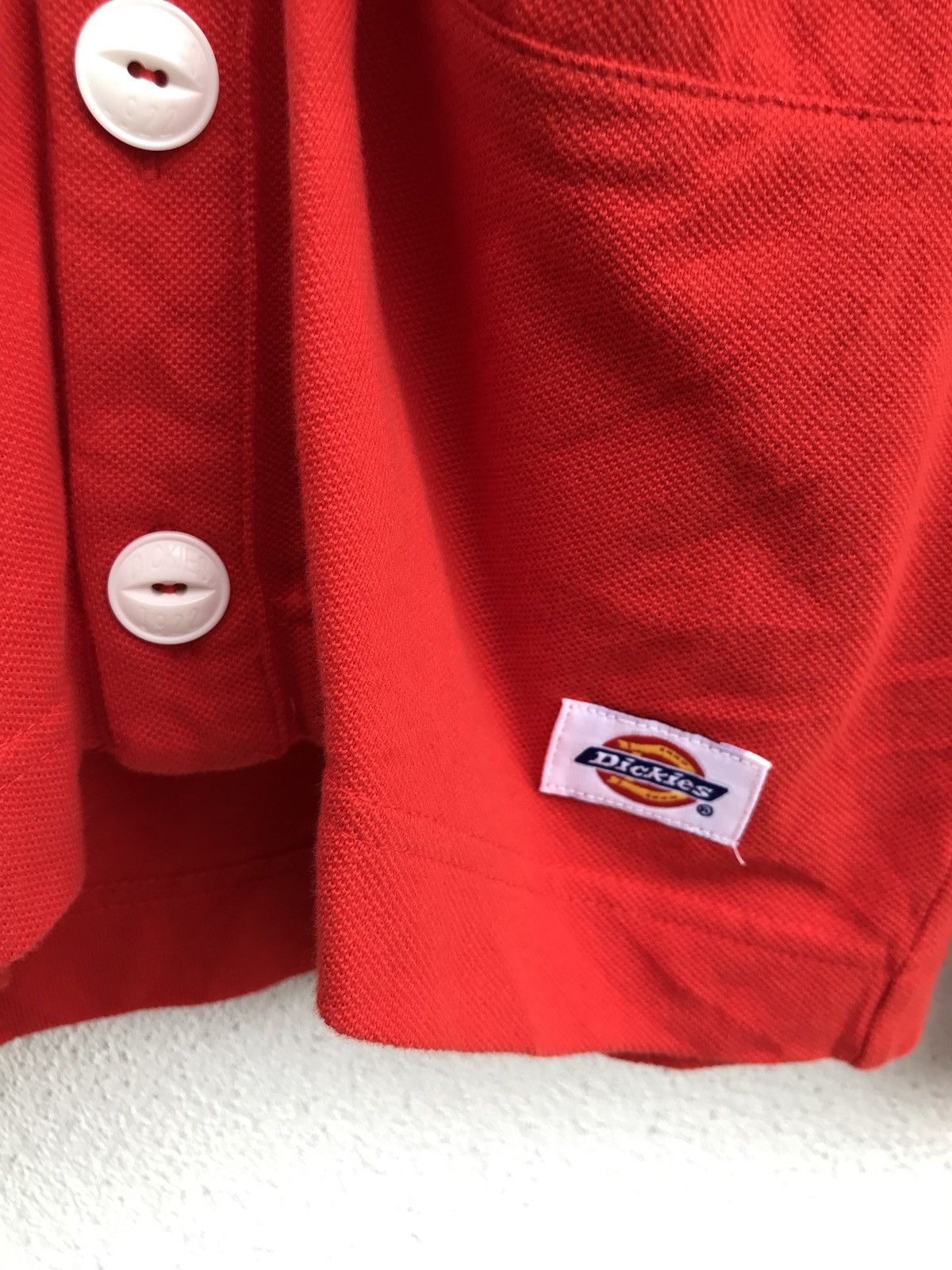 Dickies Dickies Red Button Cardigan Sweatshirt Size M Armpit 20x28 Size US M / EU 48-50 / 2 - 9 Thumbnail