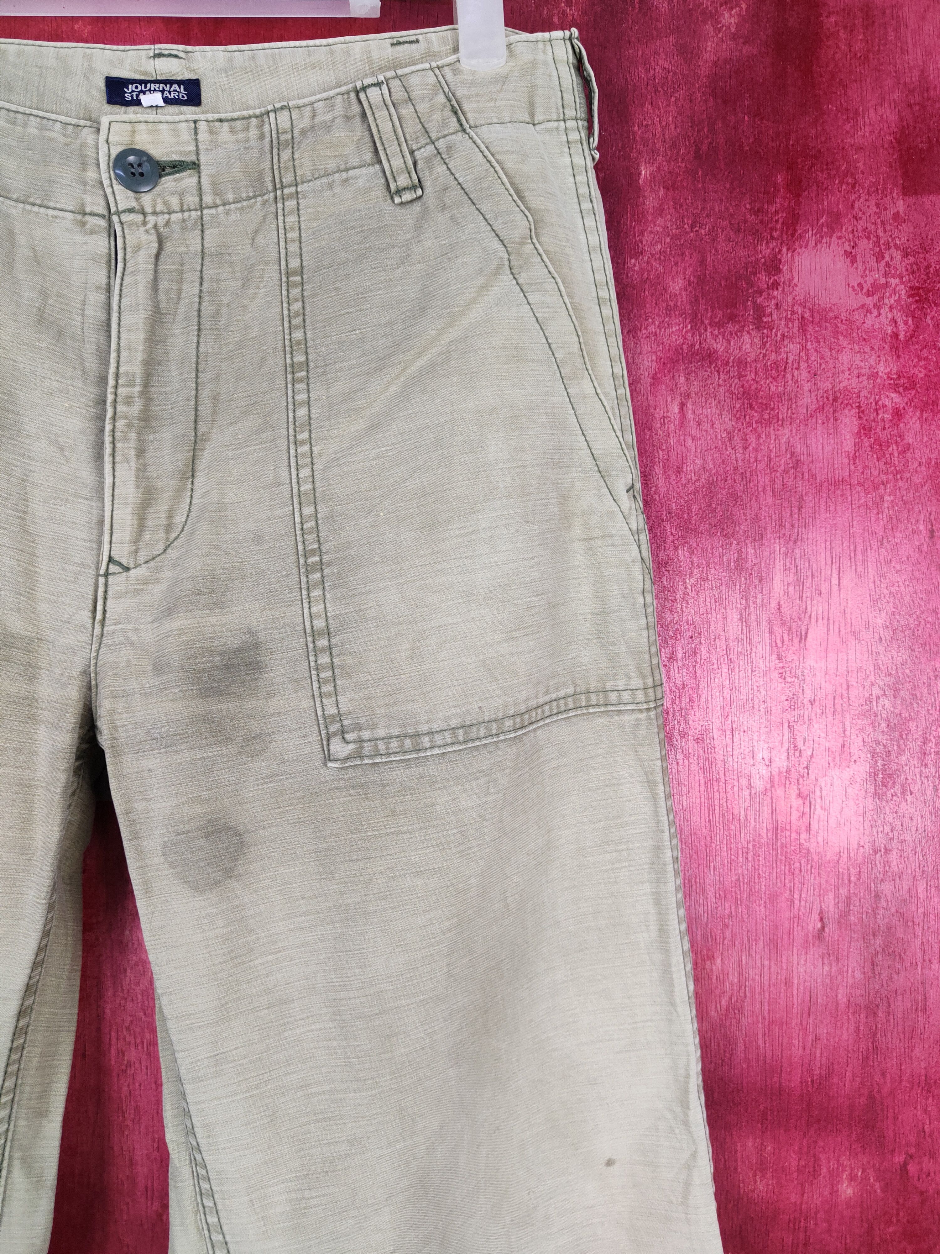 Japanese Brand × Journal Standard Journal Standard Olive Multipocket Casual Pants #S772 Size US 30 / EU 46 - 5 Thumbnail
