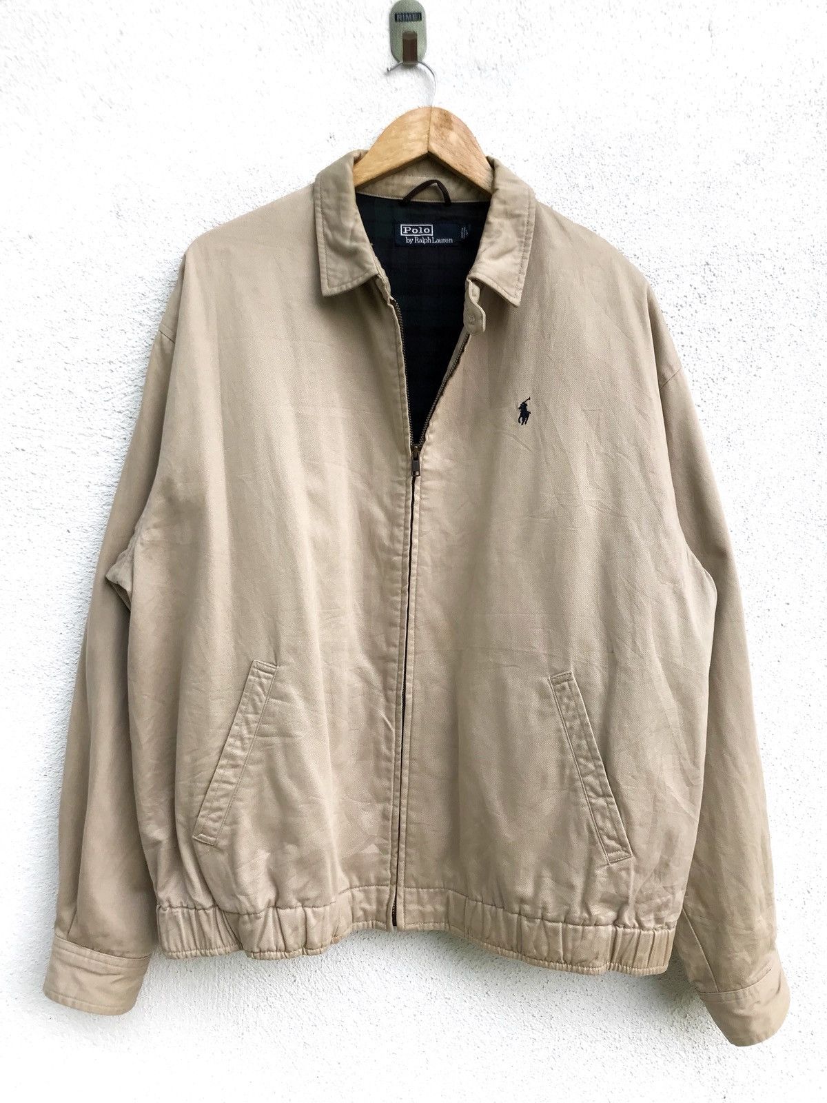 Polo Ralph Lauren Vintage Polo Ralph Lauren Zipper Tartan Jacket Size US L / EU 52-54 / 3 - 3 Thumbnail
