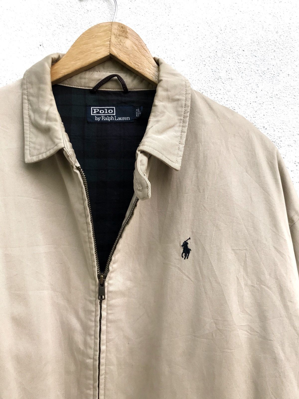 Polo Ralph Lauren Vintage Polo Ralph Lauren Zipper Tartan Jacket Size US L / EU 52-54 / 3 - 1 Thumbnail