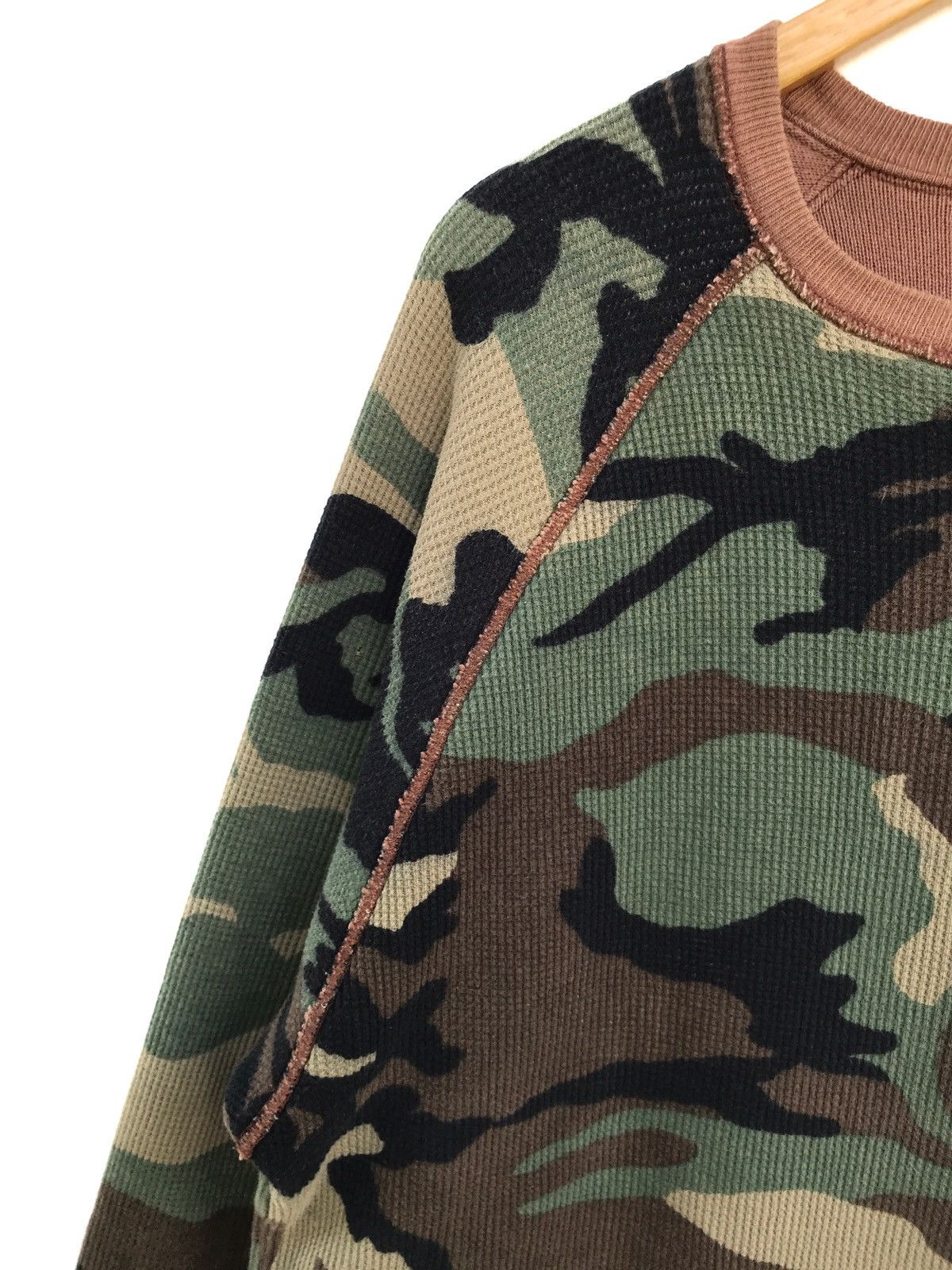 Japanese Brand × MasterPiece MasterPiece Camo Reversible Heavyweight Sweatshirt Size US M / EU 48-50 / 2 - 6 Thumbnail