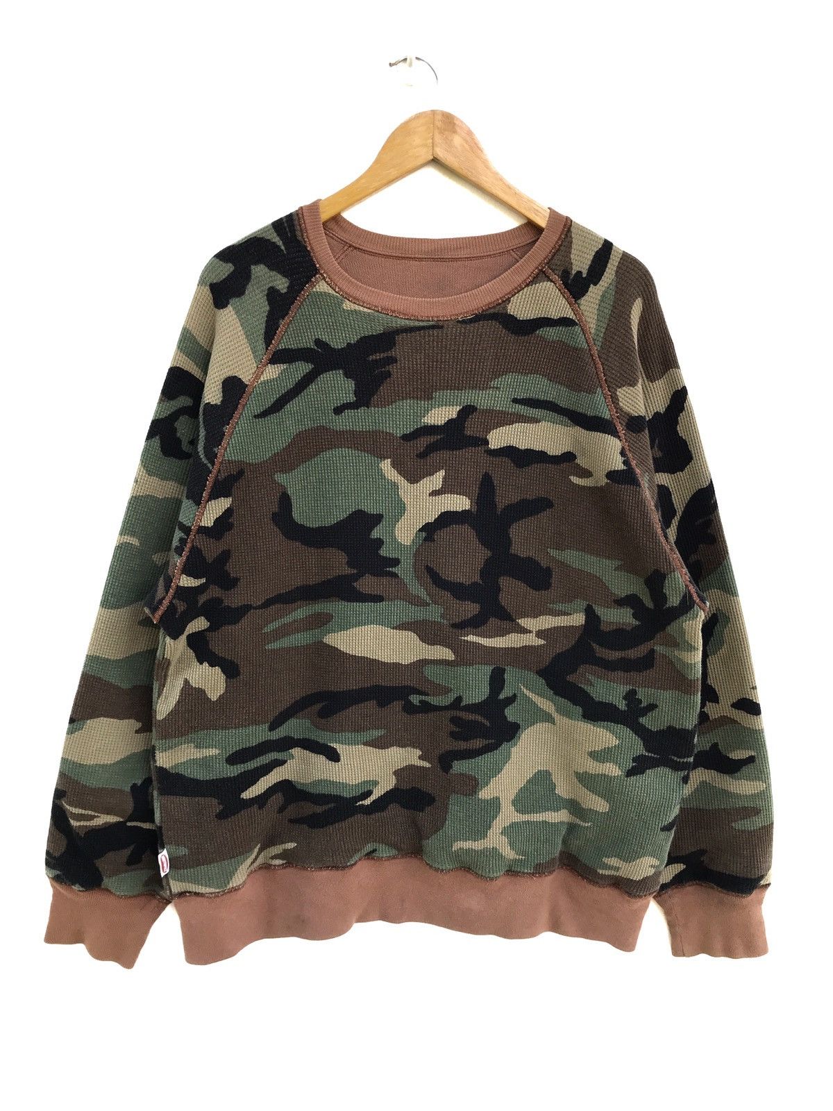 Japanese Brand × MasterPiece MasterPiece Camo Reversible Heavyweight Sweatshirt Size US M / EU 48-50 / 2 - 1 Thumbnail
