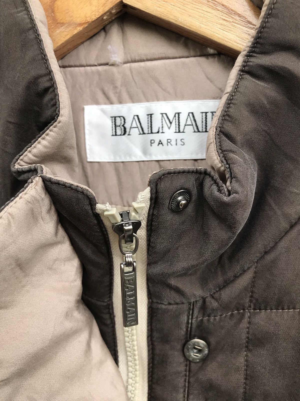 Balmain Balmain Paris Quilted Zipper Jacket Size US S / EU 44-46 / 1 - 7 Thumbnail