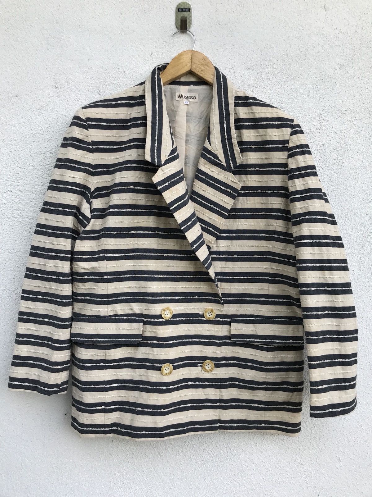 Japanese Brand Japanese Brand Museso Stripes Lightweight Made In Japan Size US M / EU 48-50 / 2 - 1 Thumbnail