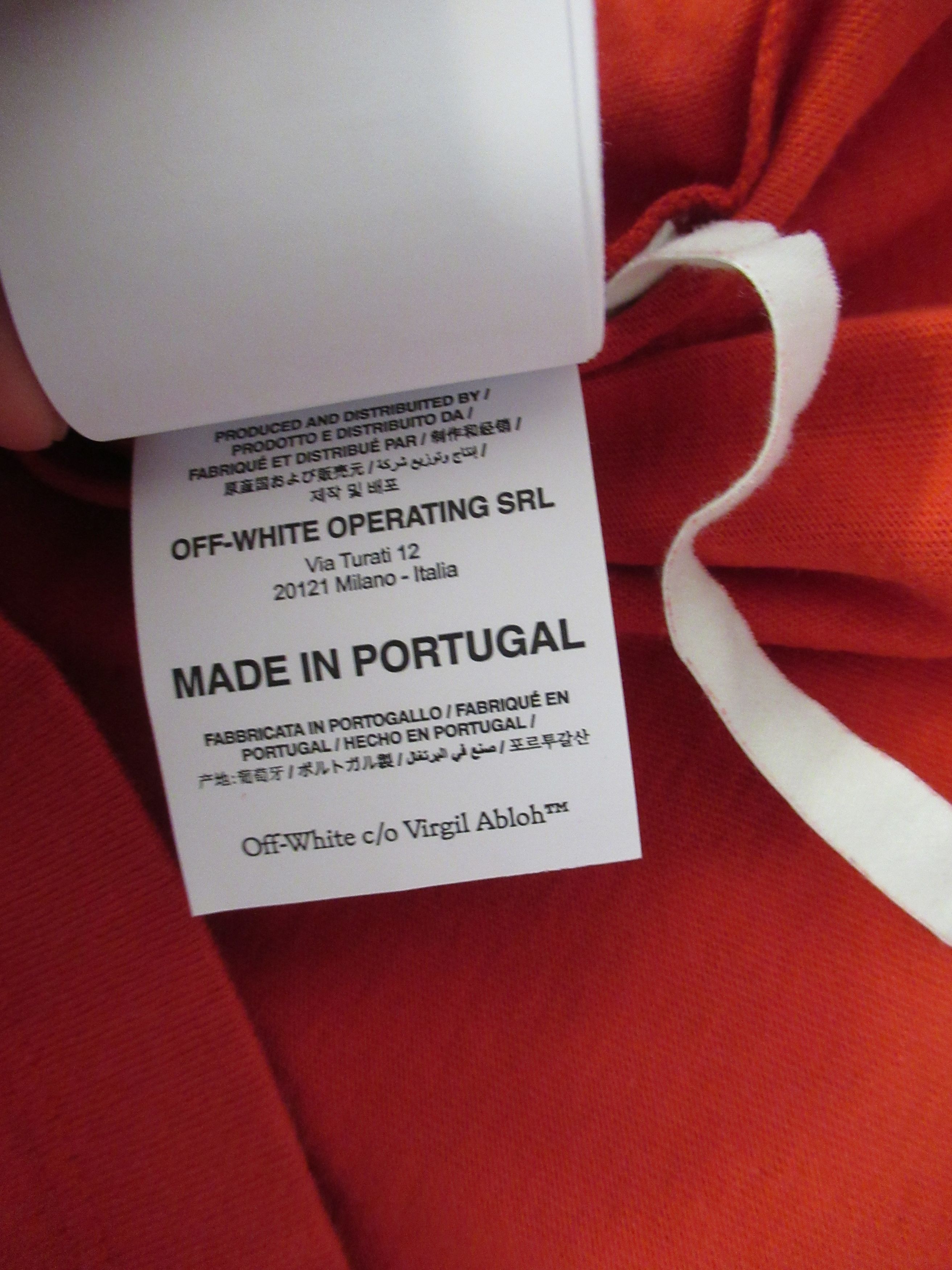 Off-White Off White Red Airport Tape Arrows Virgil Large New Size US L / EU 52-54 / 3 - 6 Thumbnail