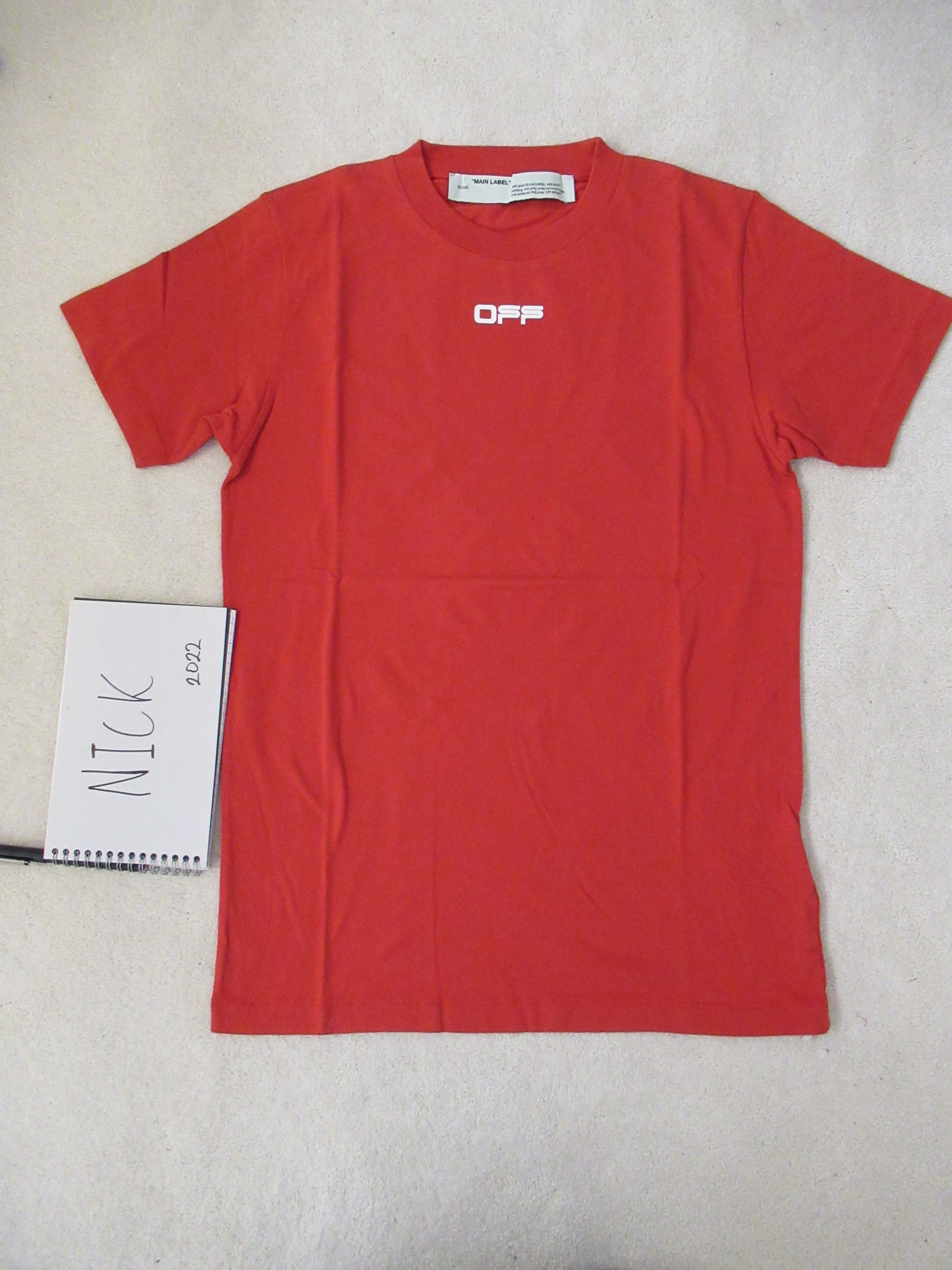 Off-White Off White Red Airport Tape Arrows Virgil Large New Size US L / EU 52-54 / 3 - 2 Thumbnail