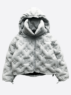 Louis vuitton best sale puffer jacket grey