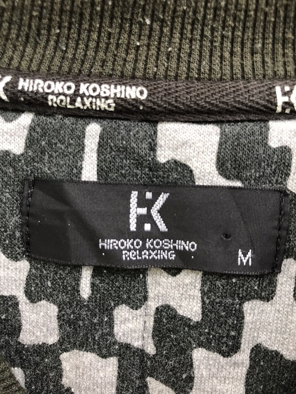 Hiroko Koshino Homme Japanese Brand Hiroko Koshino Relaxing Fullprint Sweatshirt Size US M / EU 48-50 / 2 - 5 Thumbnail