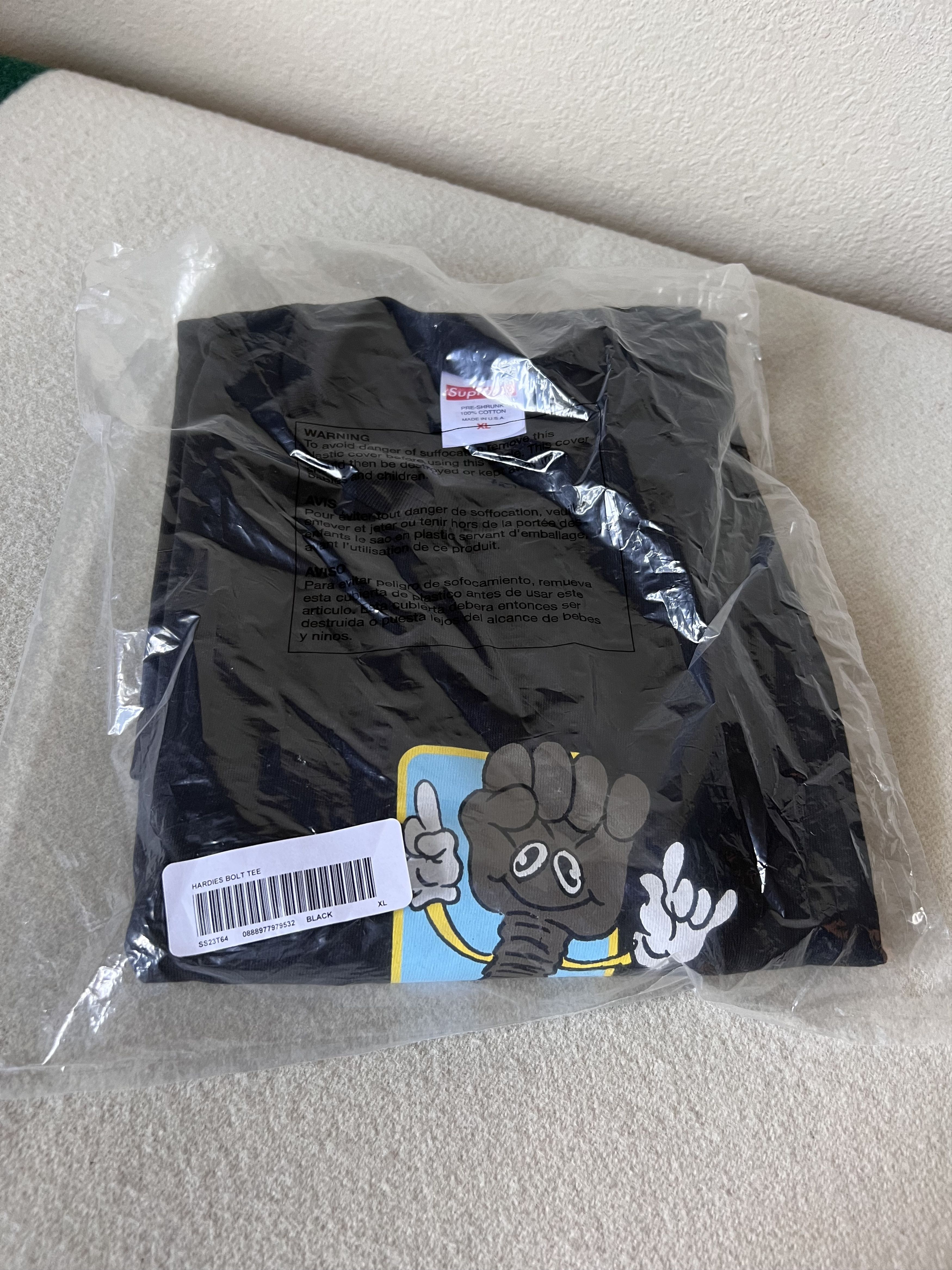 Hardies Hardware × Supreme Supreme Hardies Hardware Bolt Tee in Black Size US XL / EU 56 / 4 - 2 Thumbnail