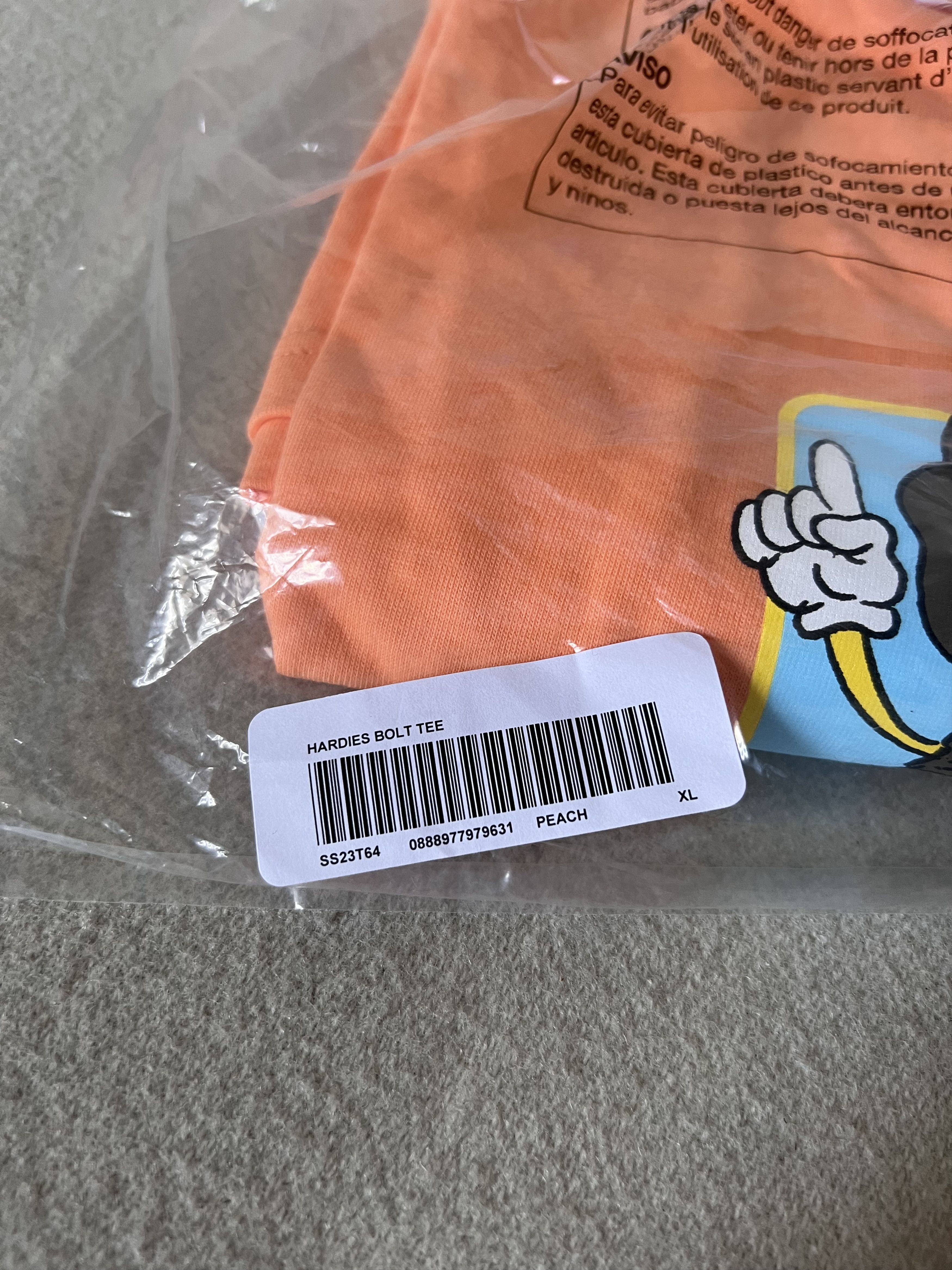 Hardies Hardware × Supreme Supreme Hardies Hardware Bolt Tee in Peach Size US XL / EU 56 / 4 - 3 Thumbnail