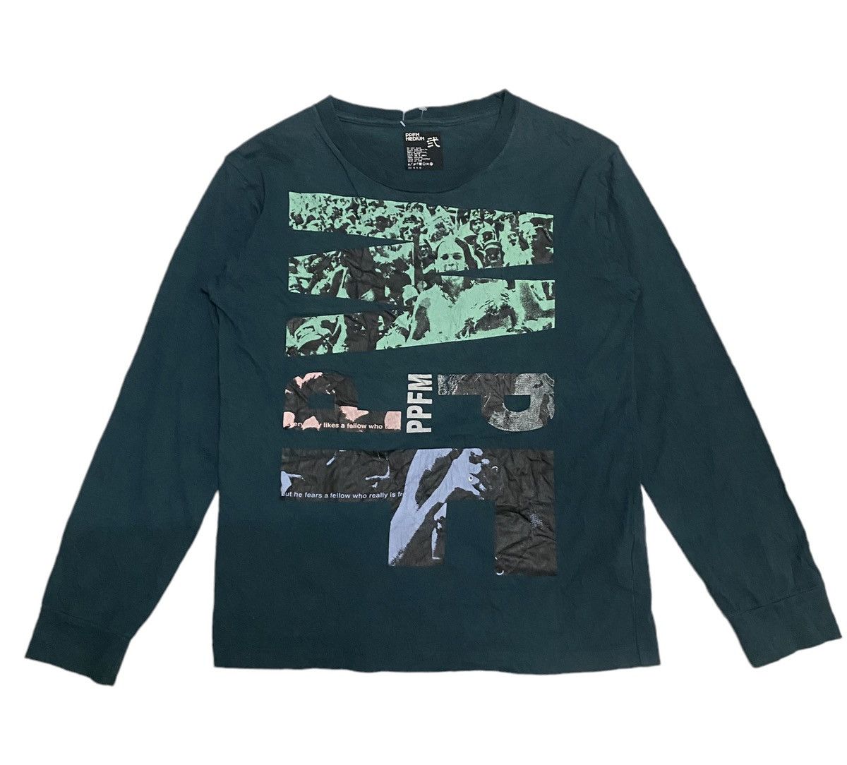 PPFM × Vintage Steals‼️Vintage PPFM Biglogo Longsleeve Tee Size US M / EU 48-50 / 2 - 1 Thumbnail