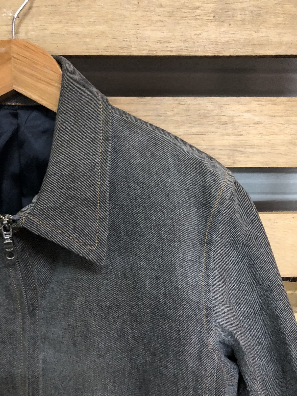 Yohji Yamamoto 🔥A.A.R Yohji Yamamoto Bomber Design Studio Denim Jacket Size US S / EU 44-46 / 1 - 4 Thumbnail