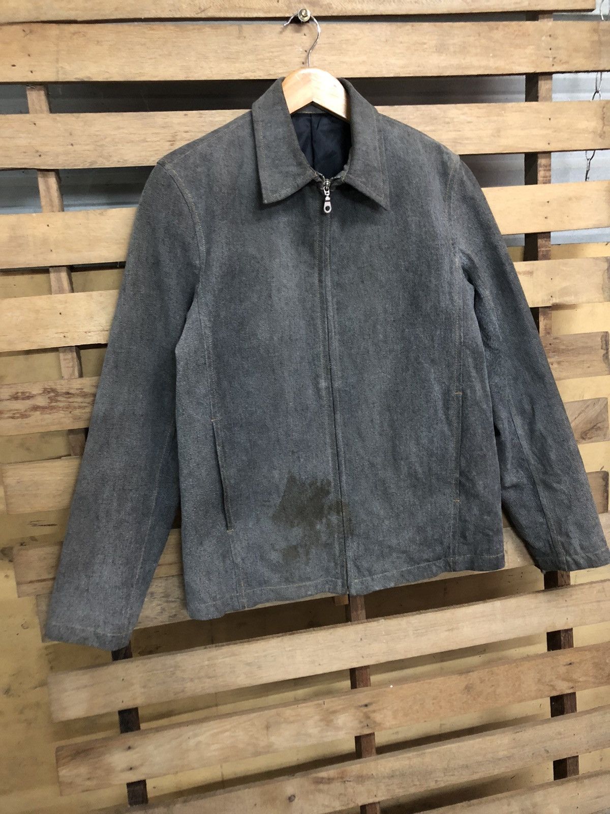 Yohji Yamamoto 🔥A.A.R Yohji Yamamoto Bomber Design Studio Denim Jacket Size US S / EU 44-46 / 1 - 7 Thumbnail