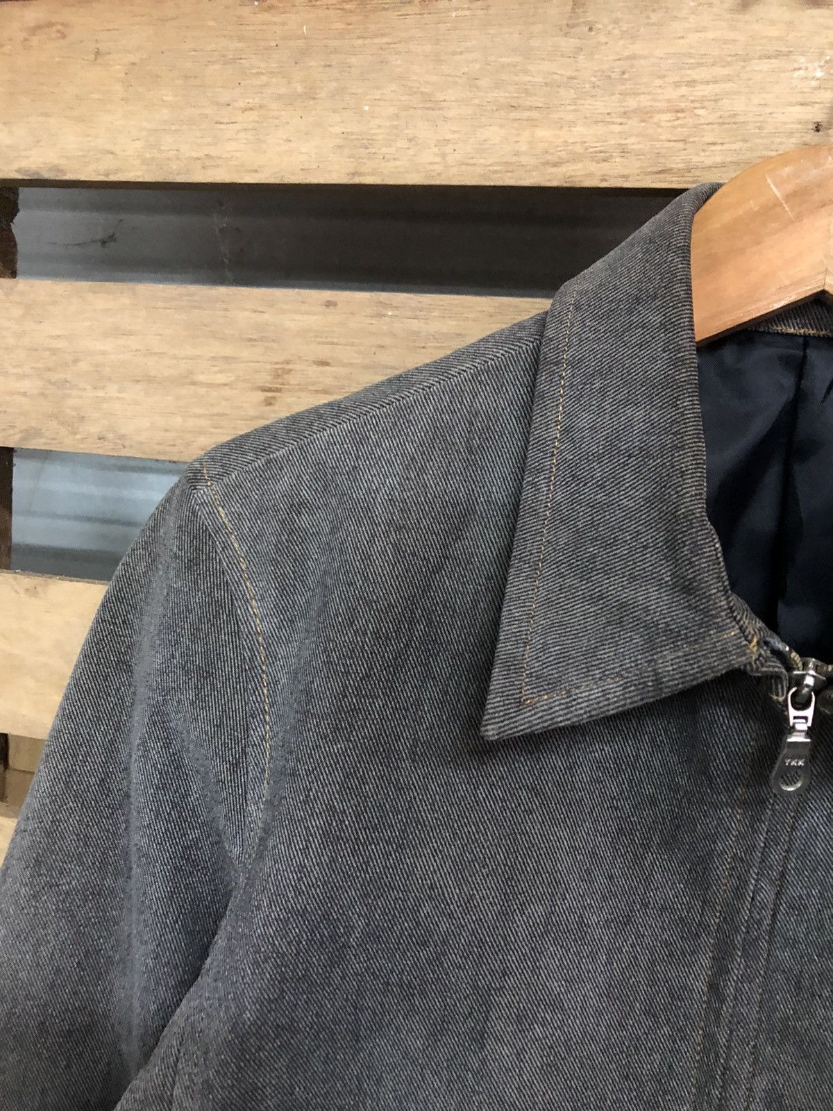 Yohji Yamamoto 🔥A.A.R Yohji Yamamoto Bomber Design Studio Denim Jacket Size US S / EU 44-46 / 1 - 5 Thumbnail