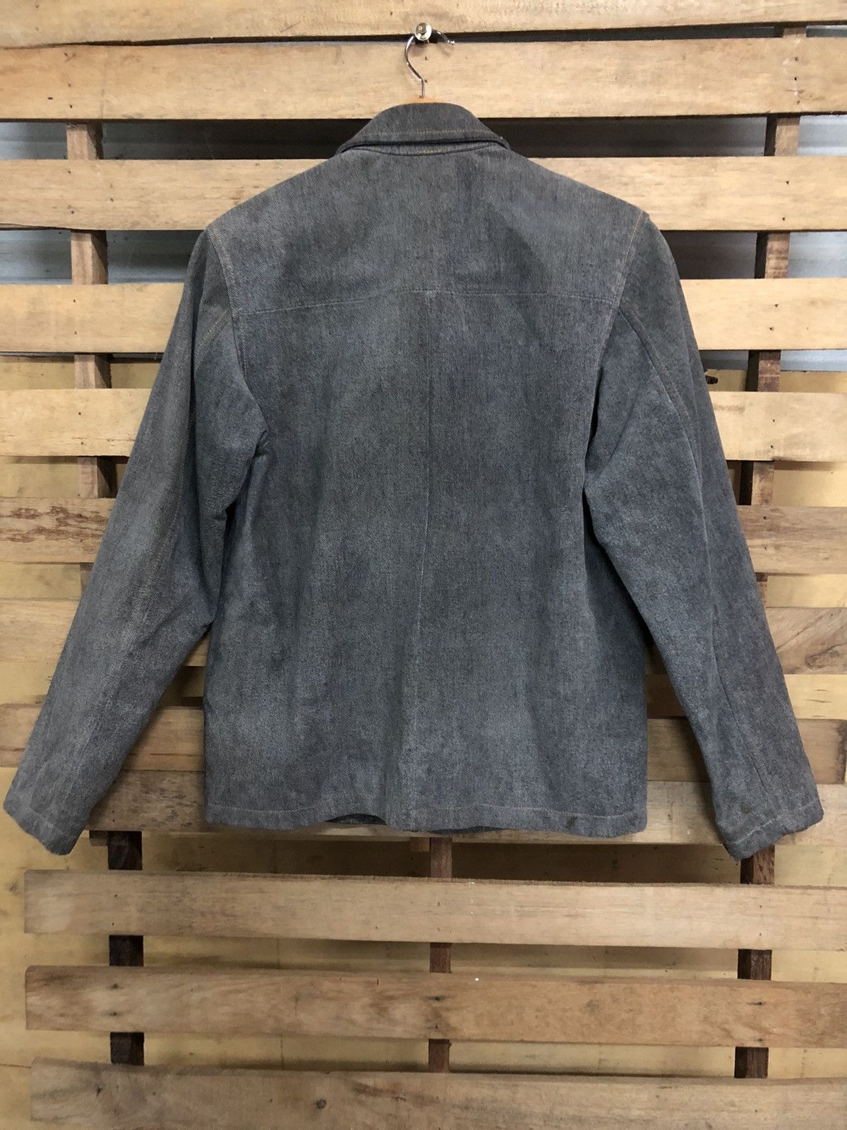 Yohji Yamamoto 🔥A.A.R Yohji Yamamoto Bomber Design Studio Denim Jacket Size US S / EU 44-46 / 1 - 2 Thumbnail
