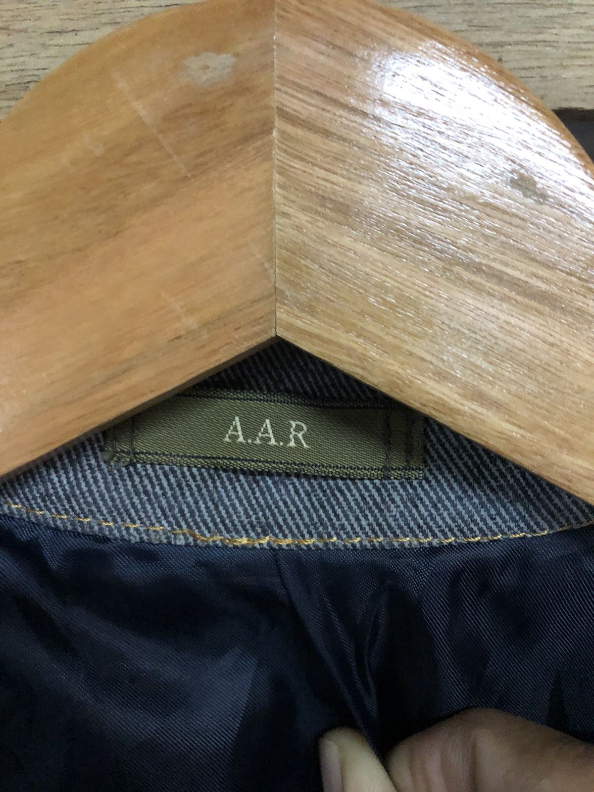 Yohji Yamamoto 🔥A.A.R Yohji Yamamoto Bomber Design Studio Denim Jacket Size US S / EU 44-46 / 1 - 13 Thumbnail