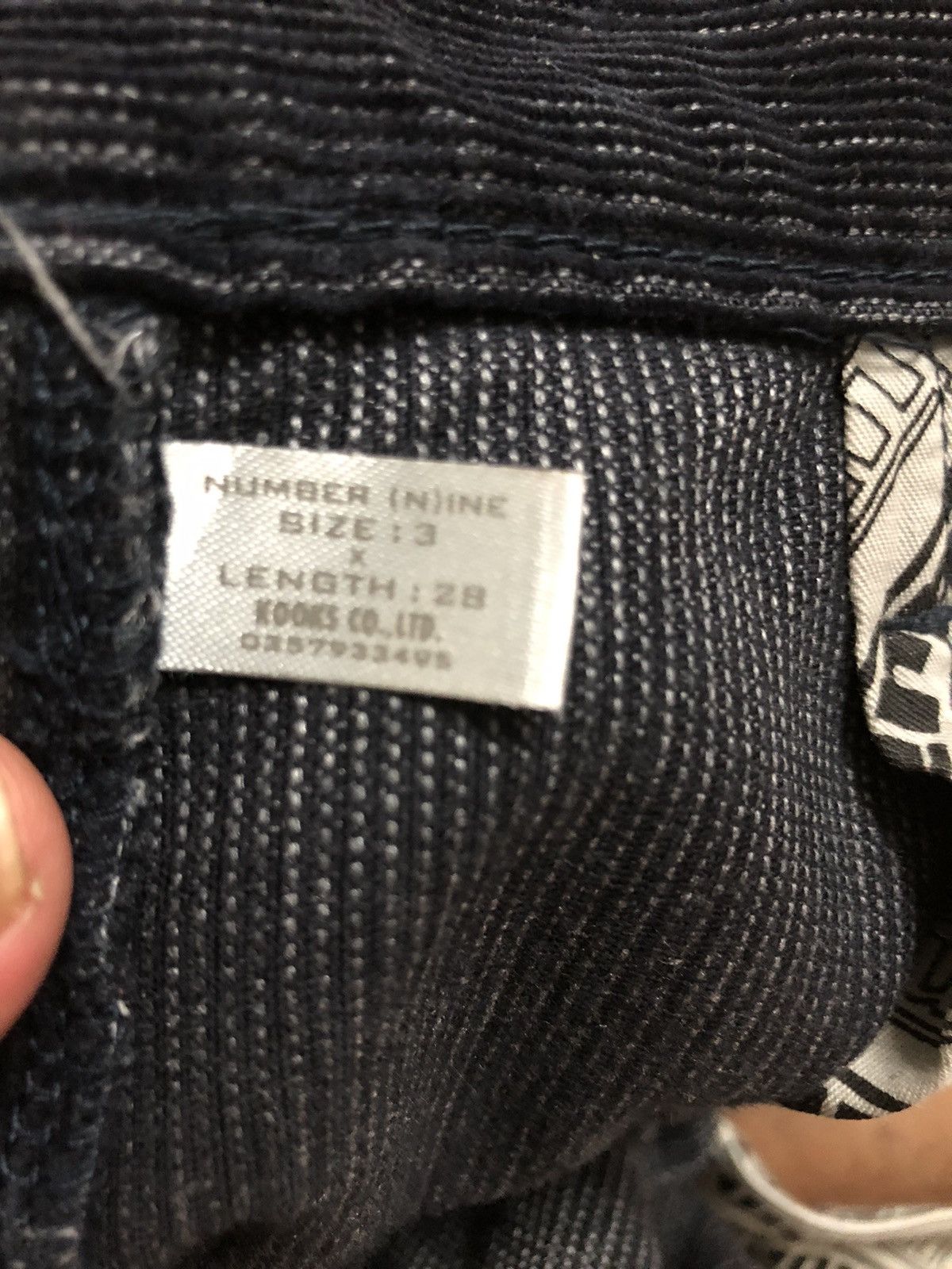 Number (N)ine RARE!! NUMBER (NINE) CORDUROY PANTS Size US 30 / EU 46 - 10 Thumbnail