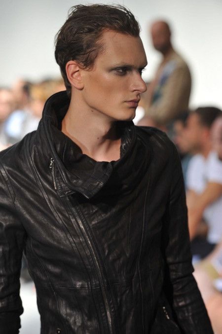 Julius Grail Archive Julius Most Signature Cowl Neck Leather Jacket Size US M / EU 48-50 / 2 - 20 Thumbnail