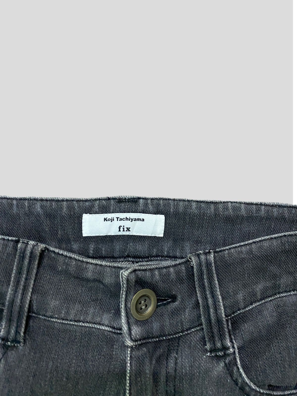Japanese Brand × Vintage VINTAGE KOJI TACHIYAMA BIKERS ZIPPER DESIGN SKINNY FIT Size US 28 / EU 44 - 8 Thumbnail