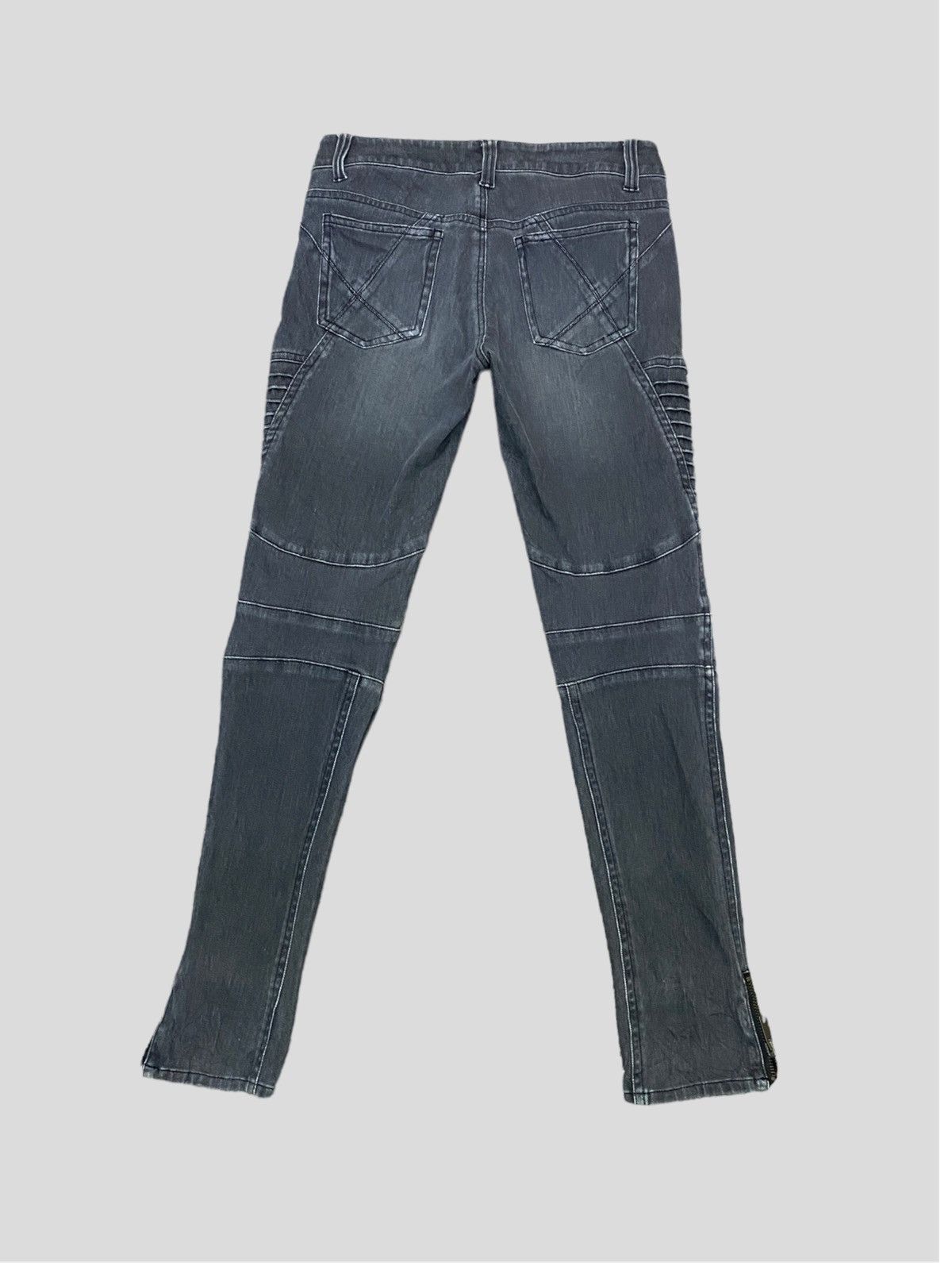 Japanese Brand × Vintage VINTAGE KOJI TACHIYAMA BIKERS ZIPPER DESIGN SKINNY FIT Size US 28 / EU 44 - 3 Thumbnail
