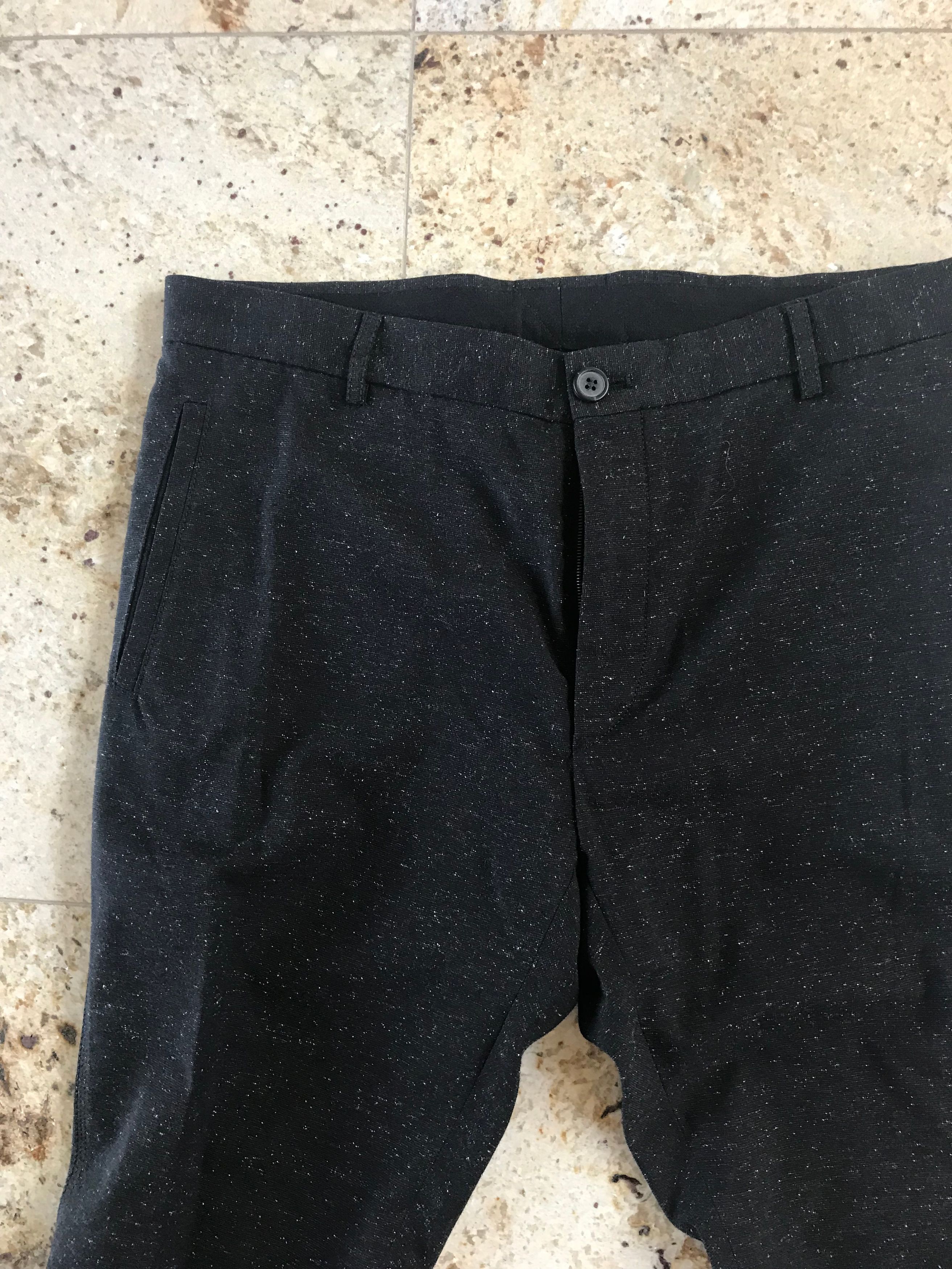 Lanvin Grey Melange Wool Biker Hem Zip Pants Size US 32 / EU 48 - 10 Thumbnail