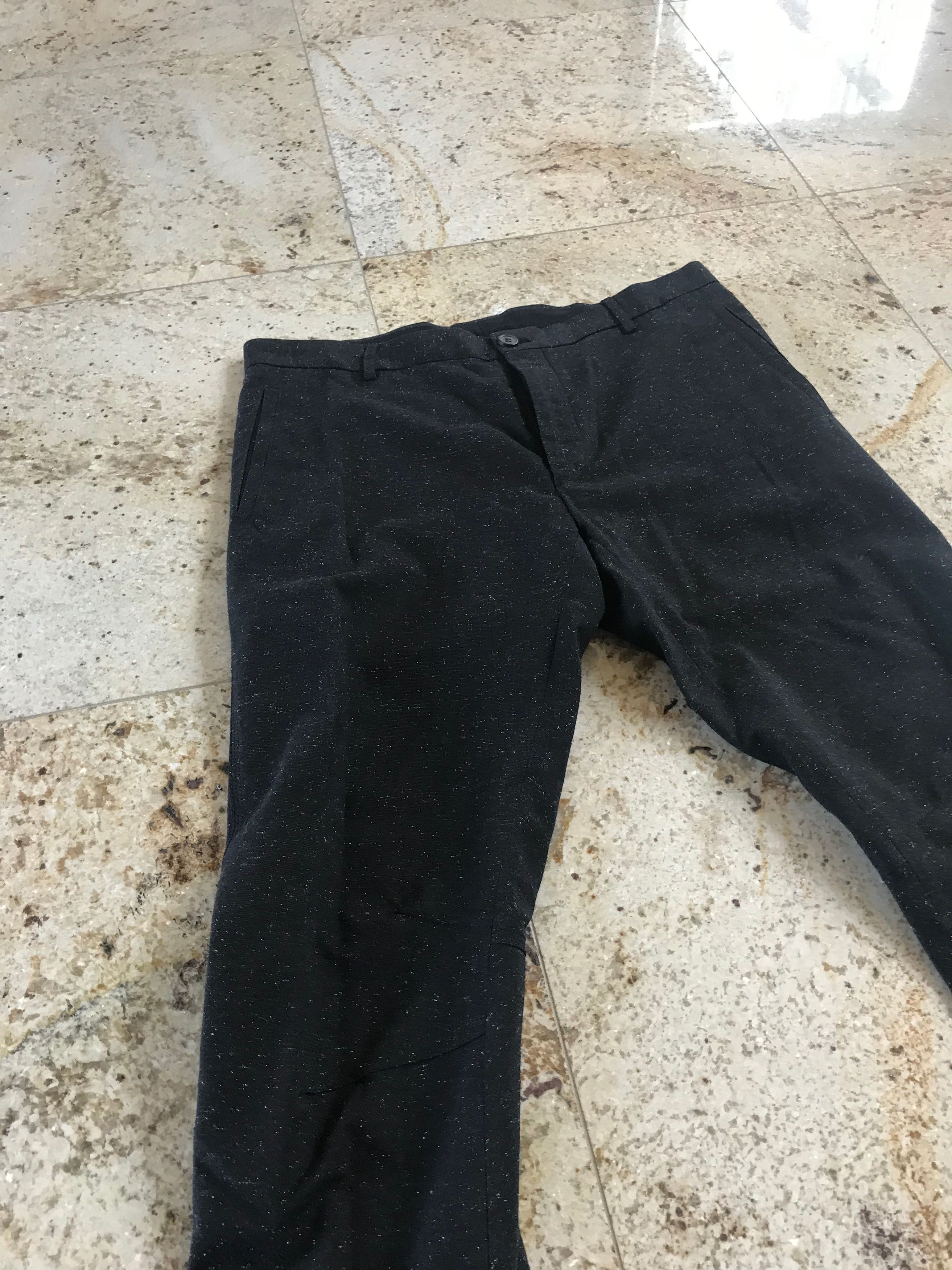 Lanvin Grey Melange Wool Biker Hem Zip Pants Size US 32 / EU 48 - 14 Thumbnail