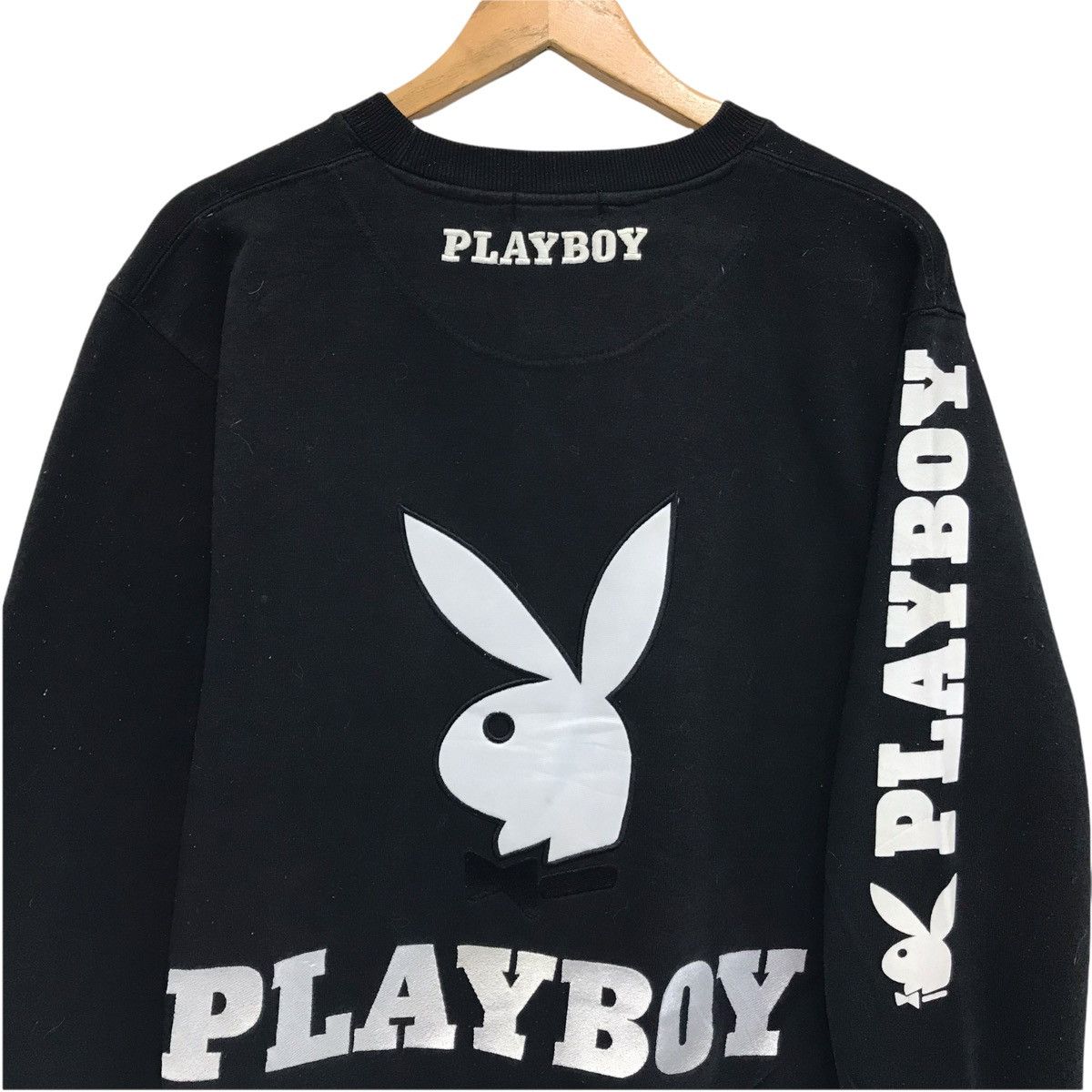 Playboy × Vintage Vintage Playboy Sweatshirt Big Logo Bunny Head Embroidery Size US M / EU 48-50 / 2 - 2 Thumbnail