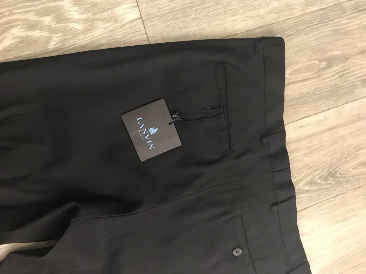 Lanvin 28, 30 & 32 / Casual Contrast Zip Hem Pants in Black Size US 30 / EU 46 - 5 Thumbnail