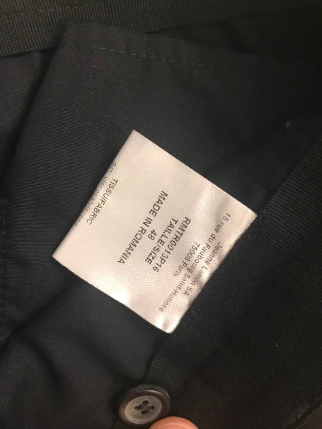 Lanvin 28, 30 & 32 / Casual Contrast Zip Hem Pants in Black Size US 30 / EU 46 - 9 Thumbnail