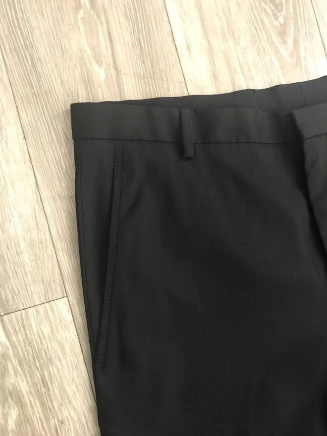 Lanvin 28, 30 & 32 / Casual Contrast Zip Hem Pants in Black Size US 30 / EU 46 - 7 Thumbnail