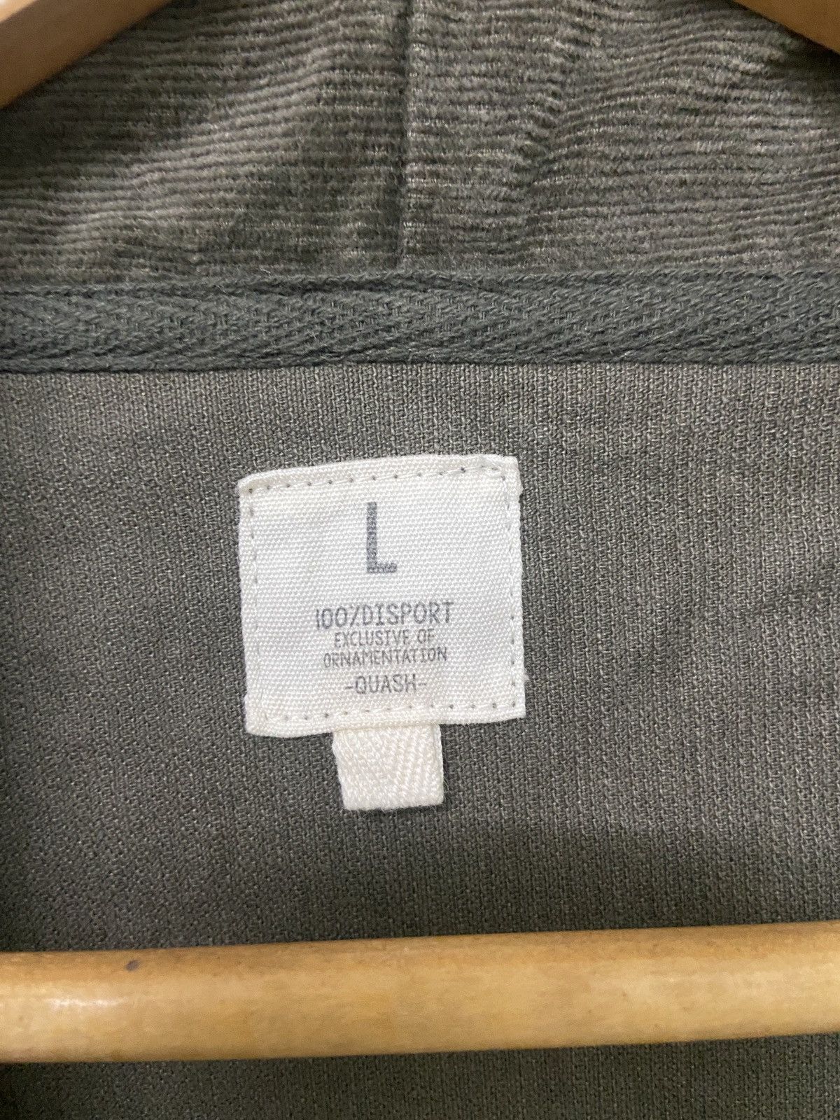 Japanese Brand Quash Disport Corduroy Shawl Collar Buttonless Long Cardigan Size US L / EU 52-54 / 3 - 6 Thumbnail