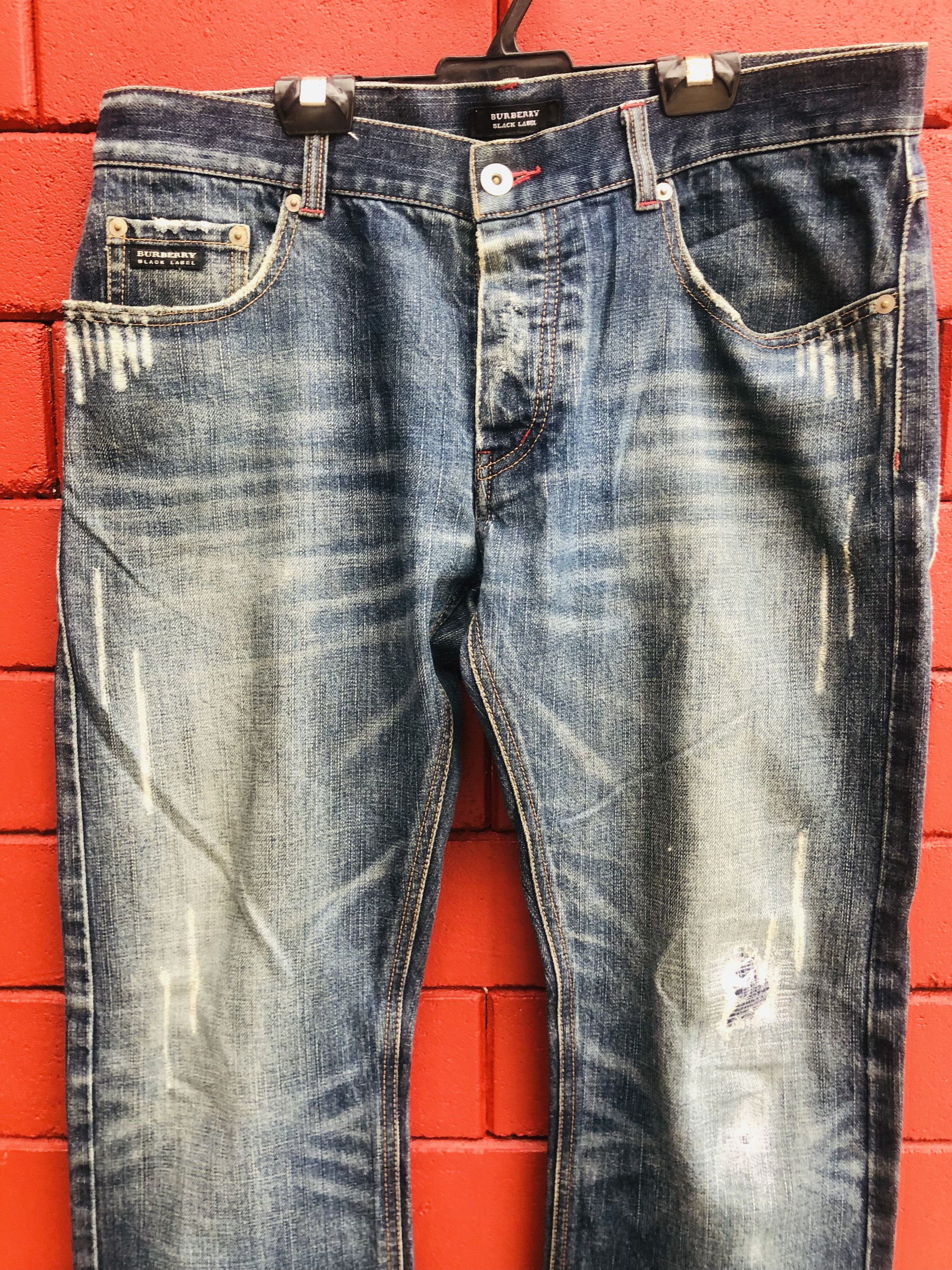 Burberry × Vintage Vintage Burberry Designer Fashion Style Denim Size US 33 - 2 Thumbnail