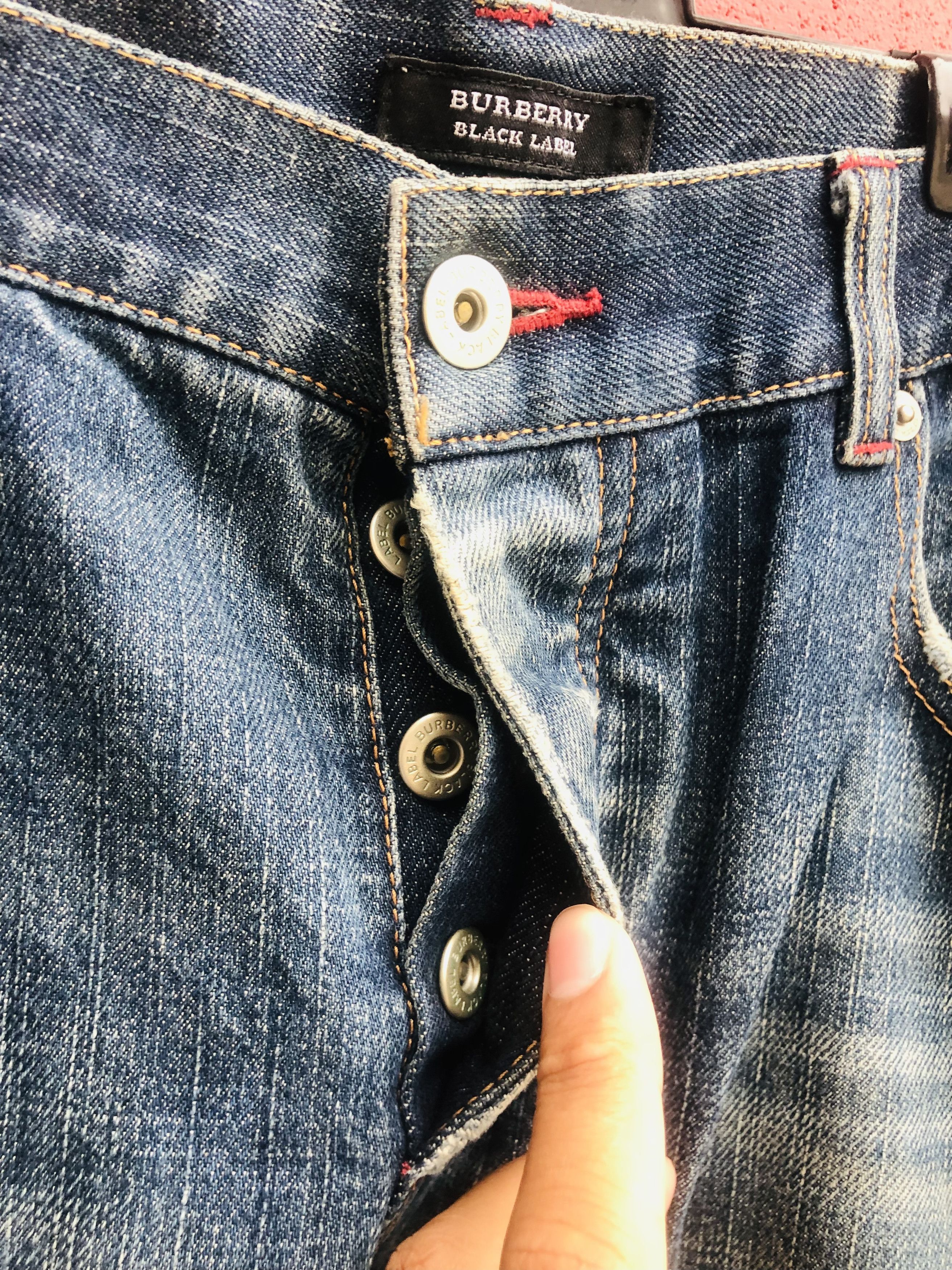 Burberry × Vintage Vintage Burberry Designer Fashion Style Denim Size US 33 - 6 Thumbnail