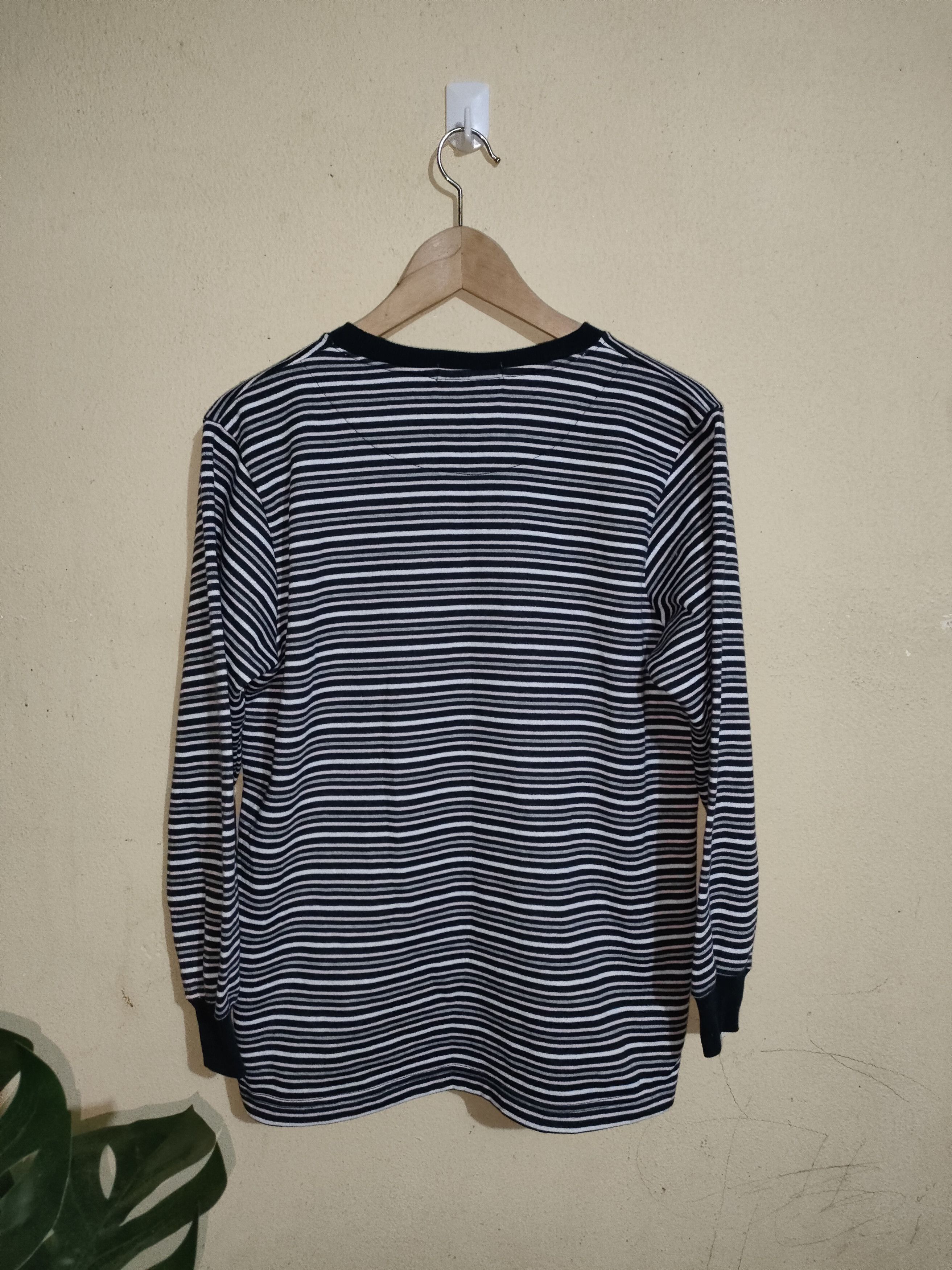 Designer × Y's × Yohji Yamamoto Sacsny Y'saccs Stripe Sweetshirt Size US M / EU 48-50 / 2 - 2 Thumbnail